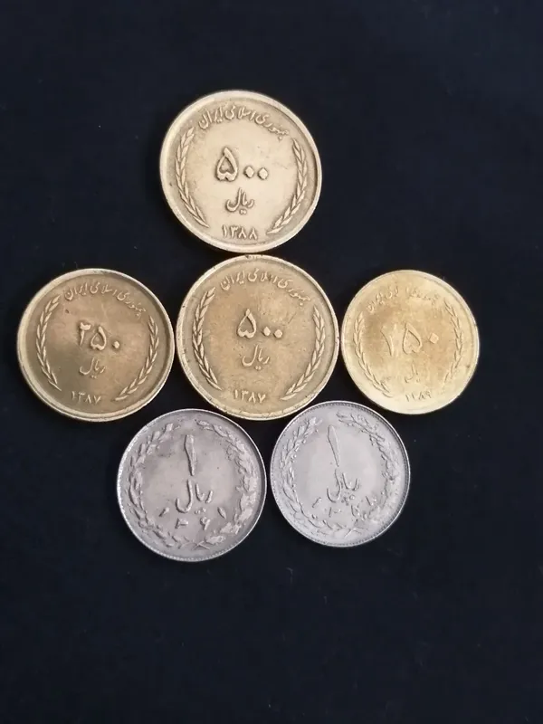 6 عدد سکه