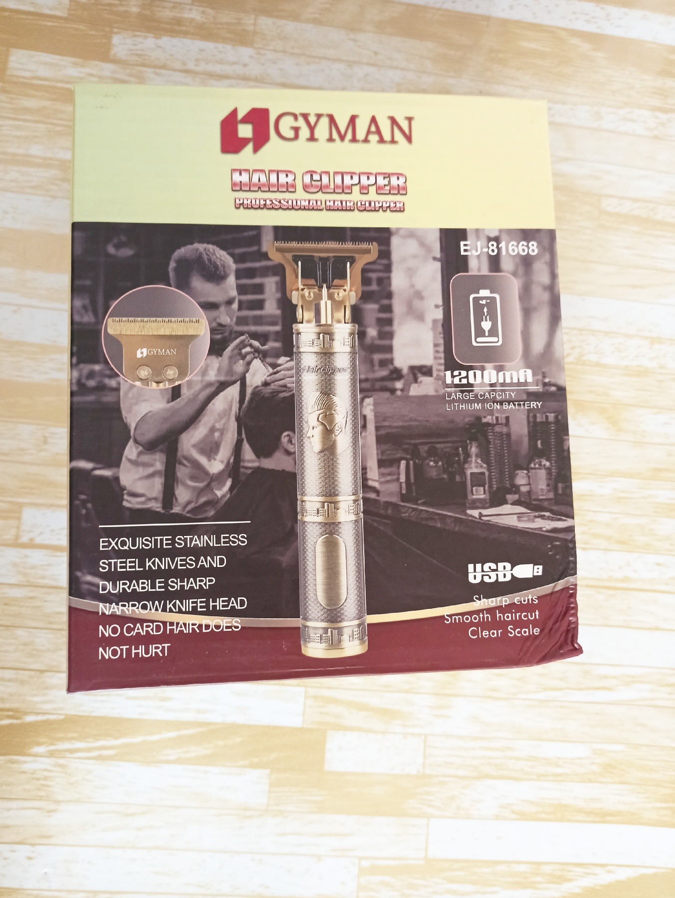 خط زن شارژی GYMAN مدل EJ-81669
