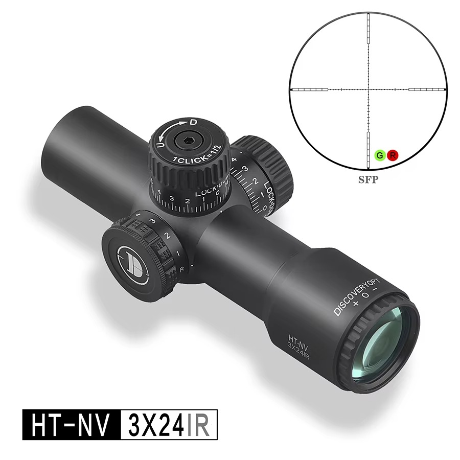 دوربین تفنگ دیسکاوری HT-NV 3X24IR سری کامپکت