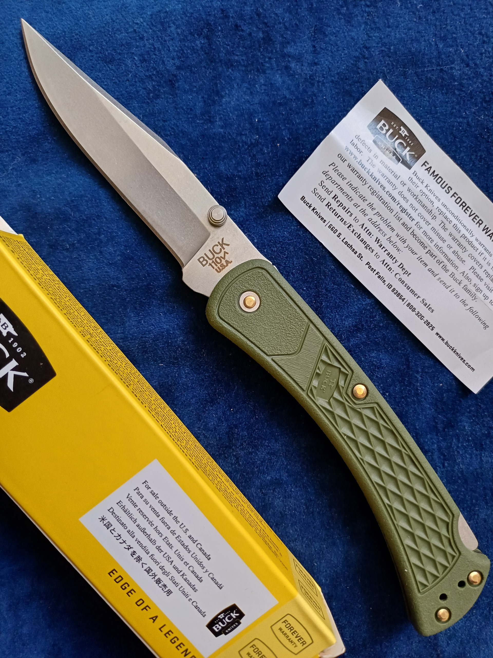 چاقو باک 110 اسلیم buck 110 slim