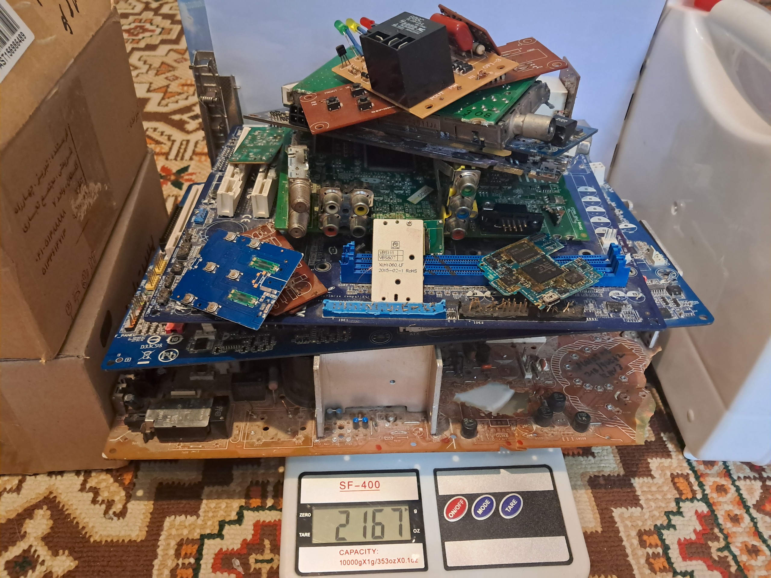 2 کیلو برد قدیمی مخصوص استخراج فلز و قطعه