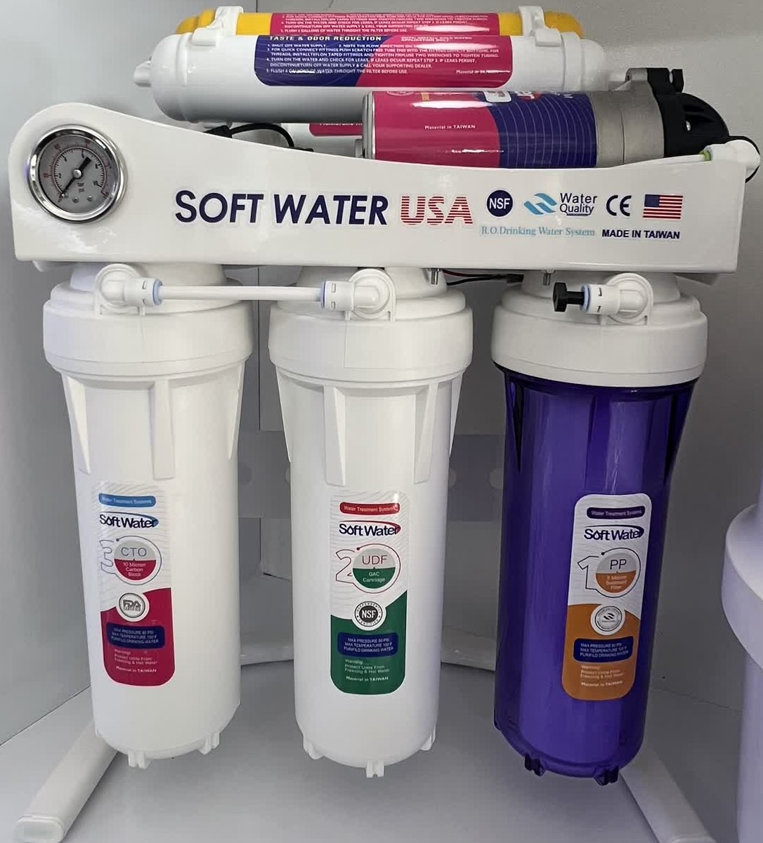 دستگاه تصفیه آب خانگی برند SOFTWATER مدل RO.V6