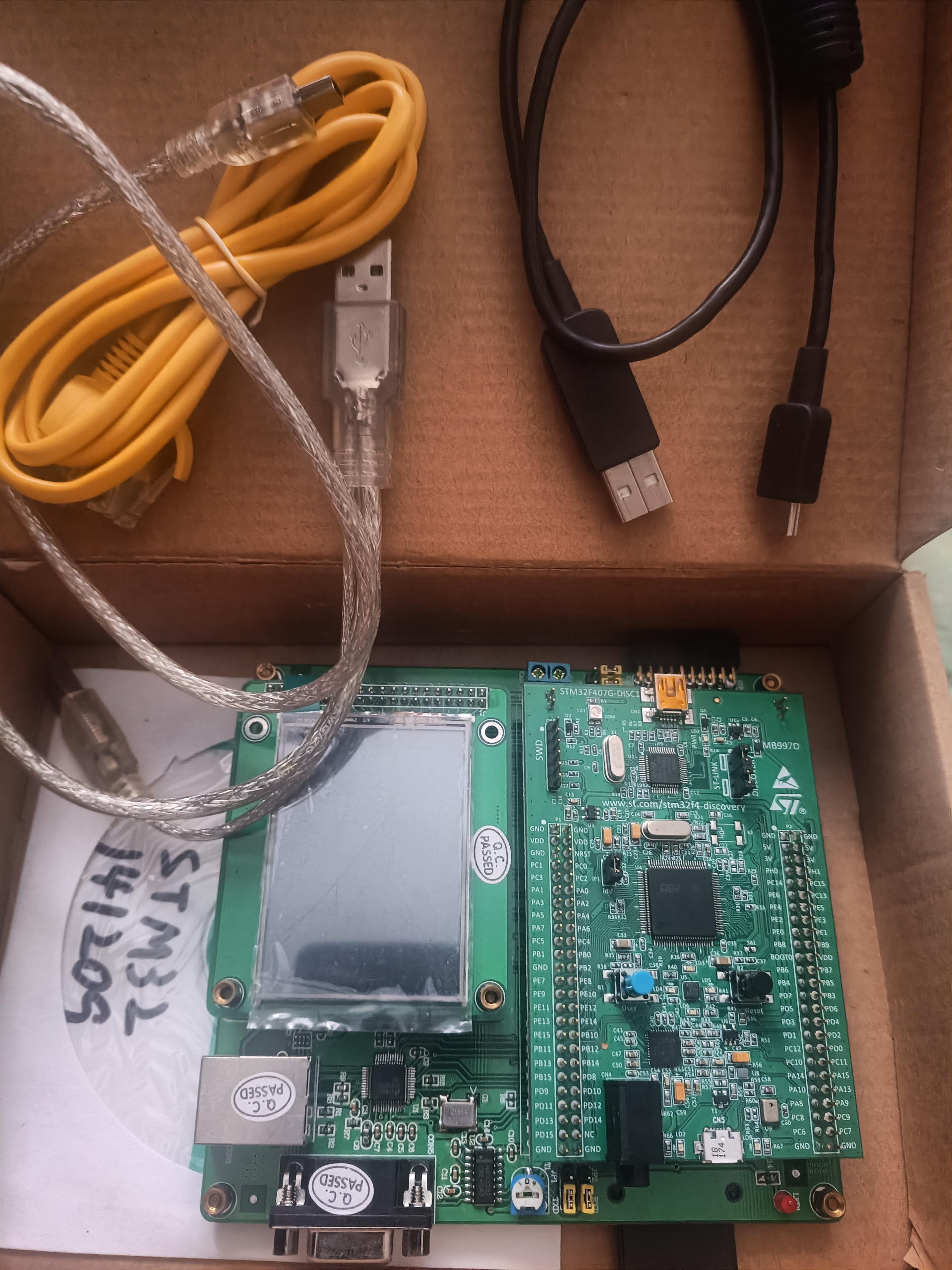 برد دیسکاوریf407g به همراه expansion board