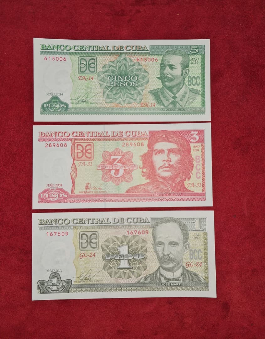 ست اسکناس های پزوی کوبا