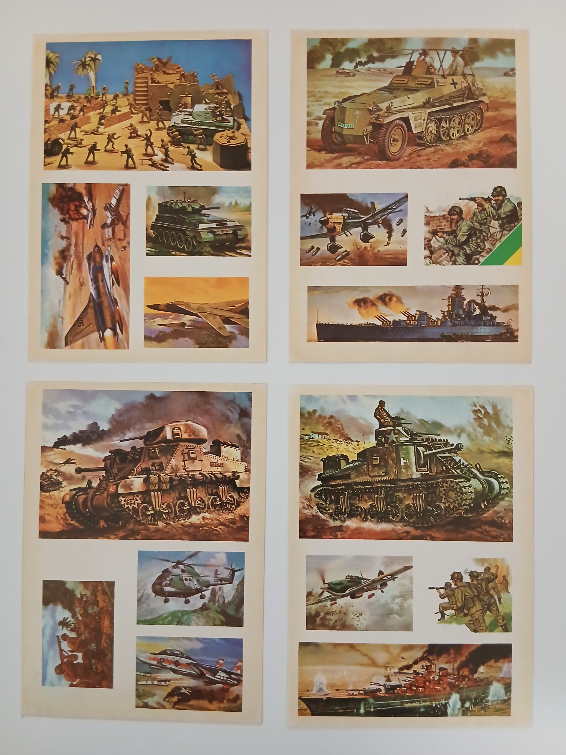 سری 4 تایی توپ و تانک اصل دهه 60