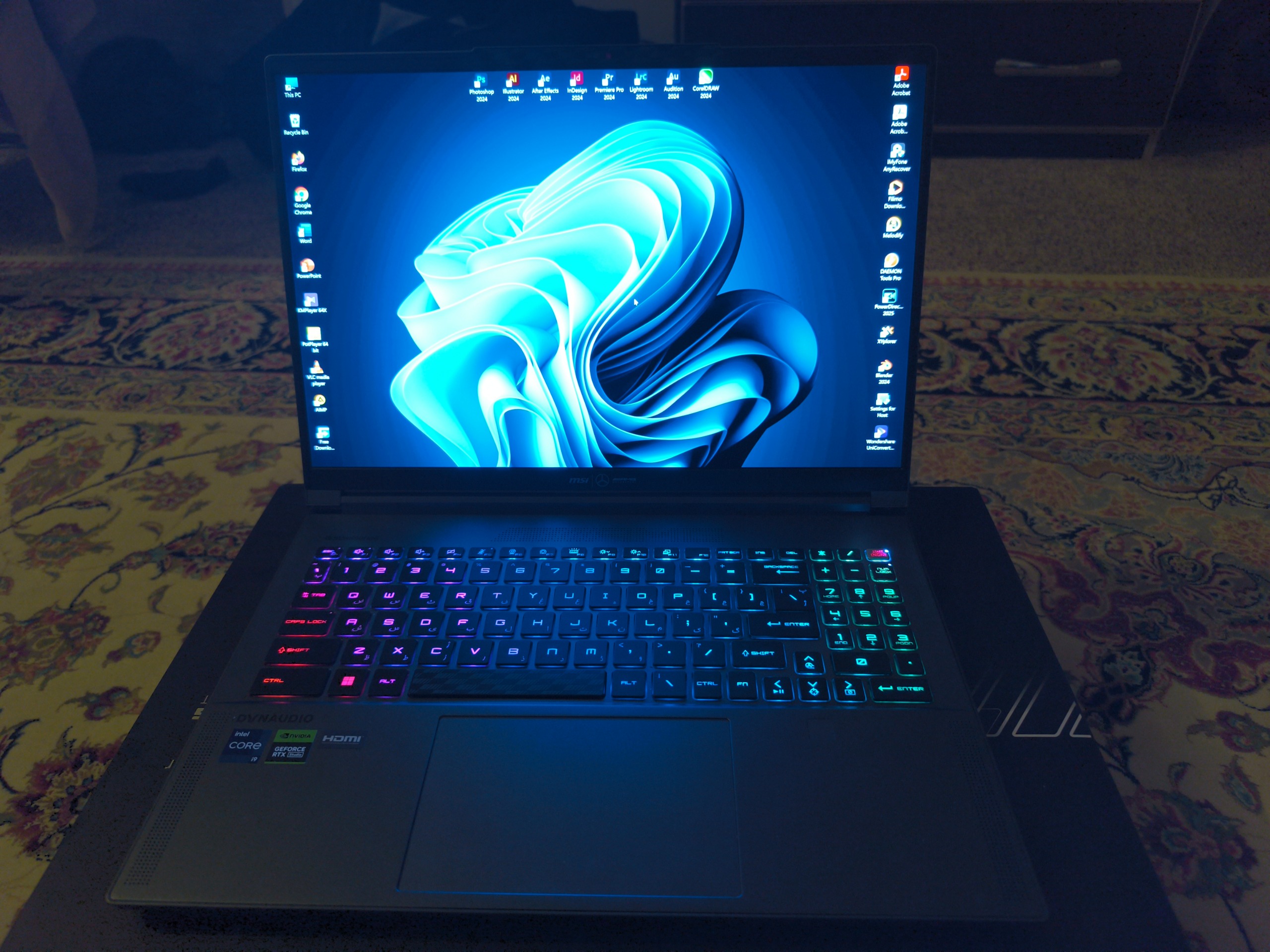 لپ تاپ بنز msi amg motorsport