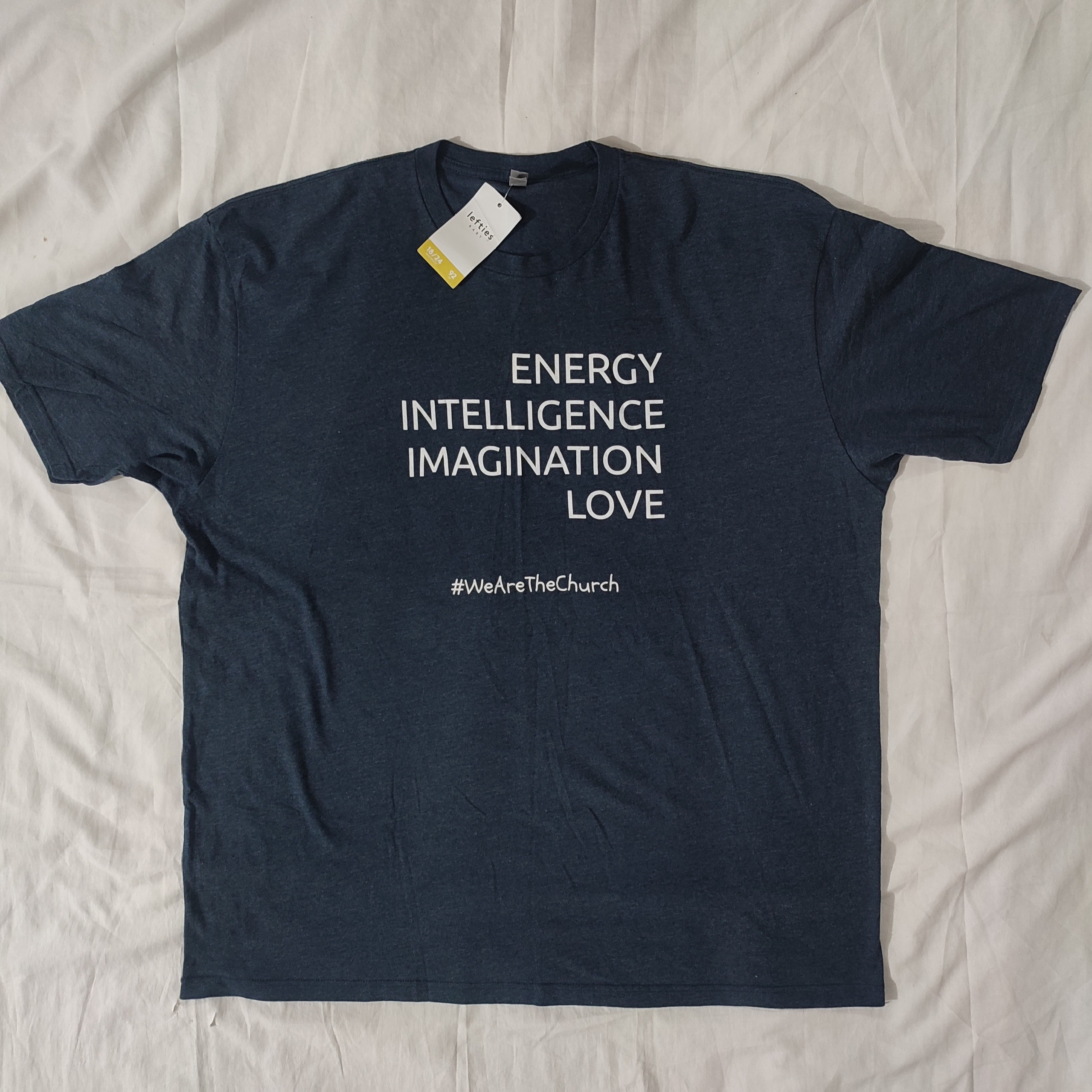 تیشرت رنگی استوک آکبند | سایز 4XL | سرمه ای | T28