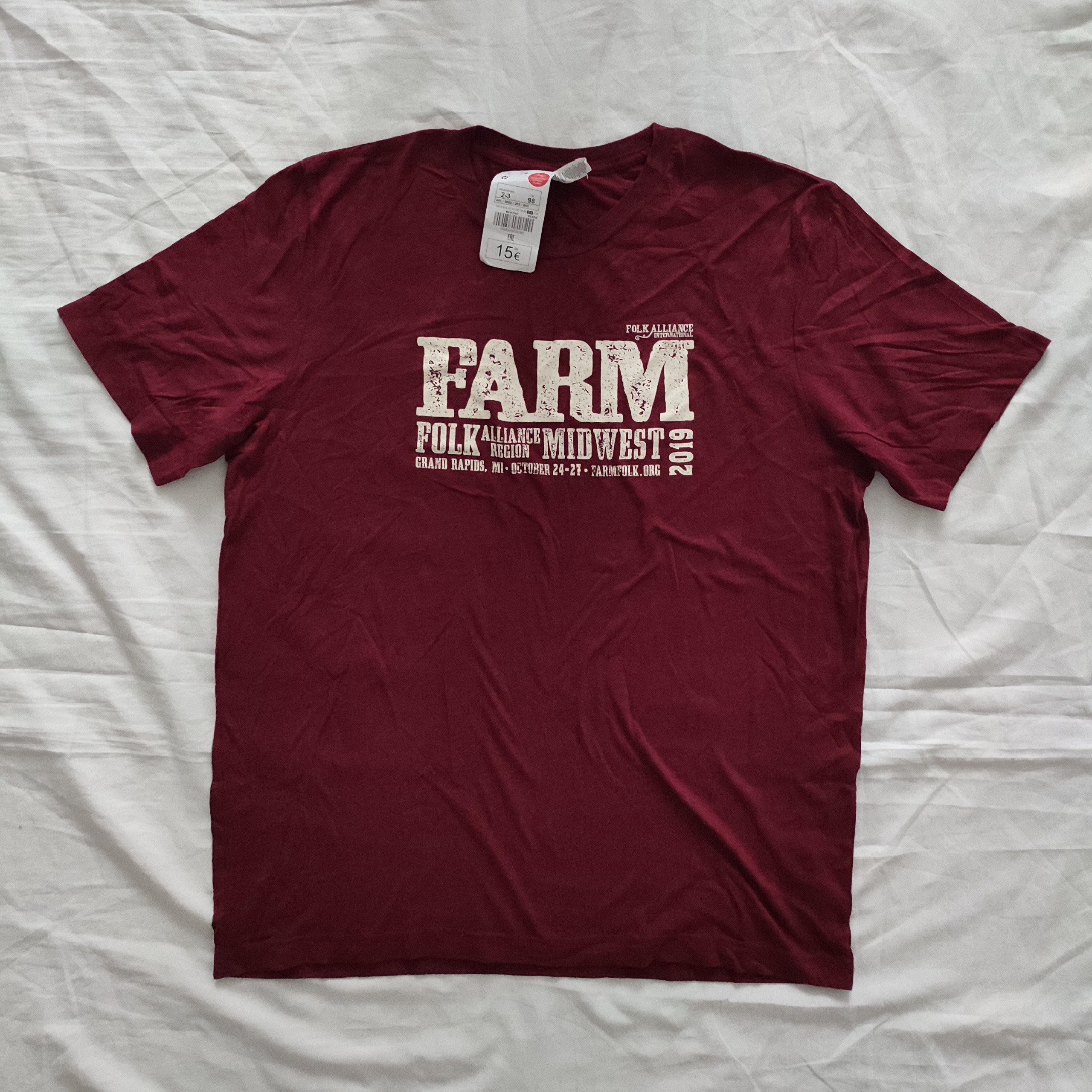 تیشرت رنگی استوک آکبند | سایزXL  |  کد T37