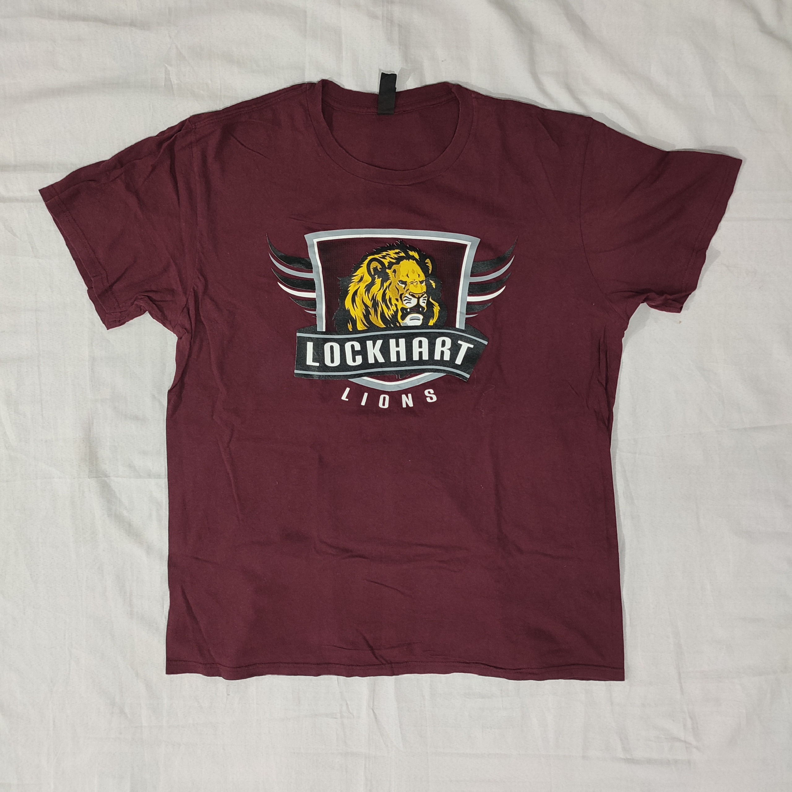 تیشرت رنگ بادمجونی استوک آکبند | سایز XL | کد T49