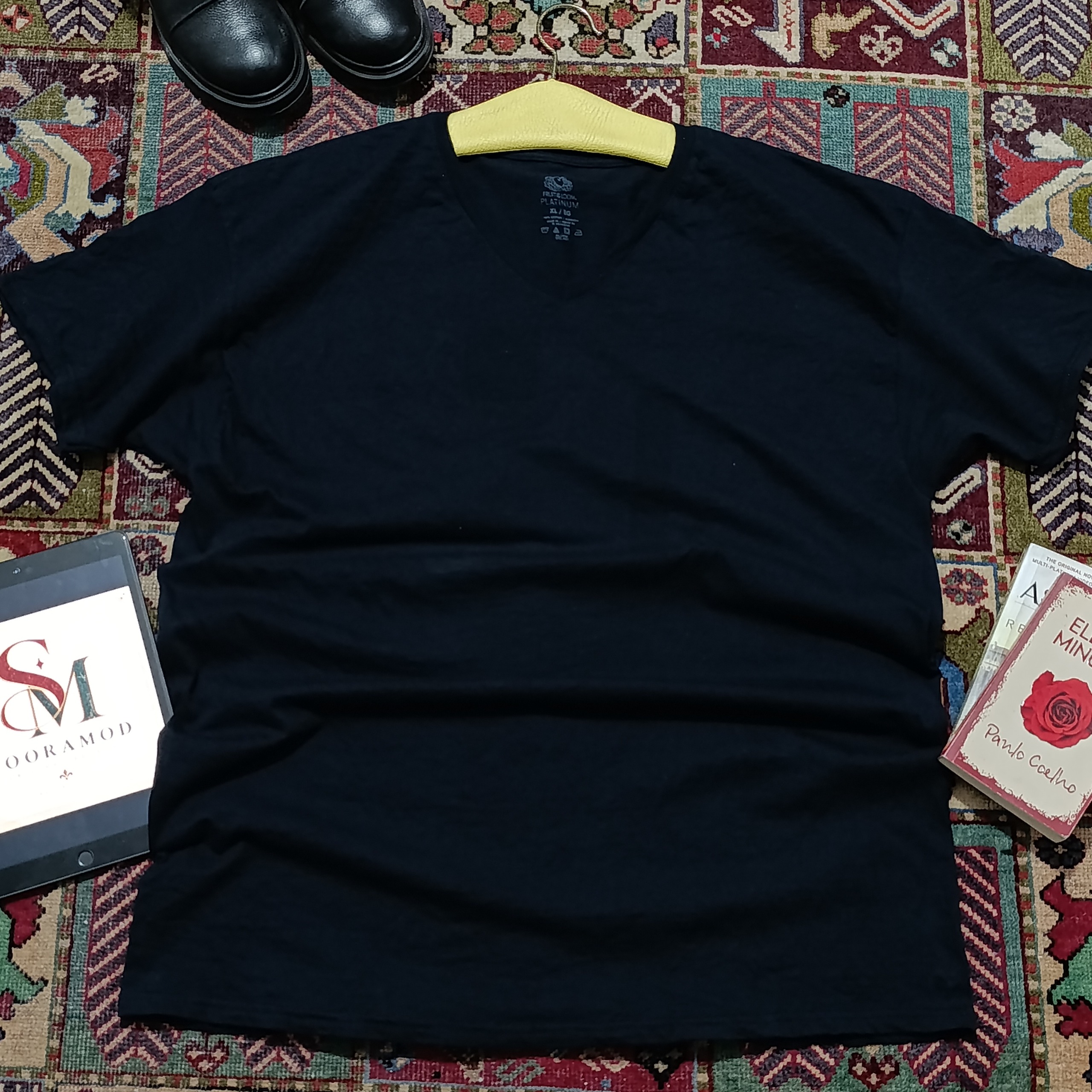 تیشرت بیسیک سرمه ای استوک اورجینال | XL | کد T223