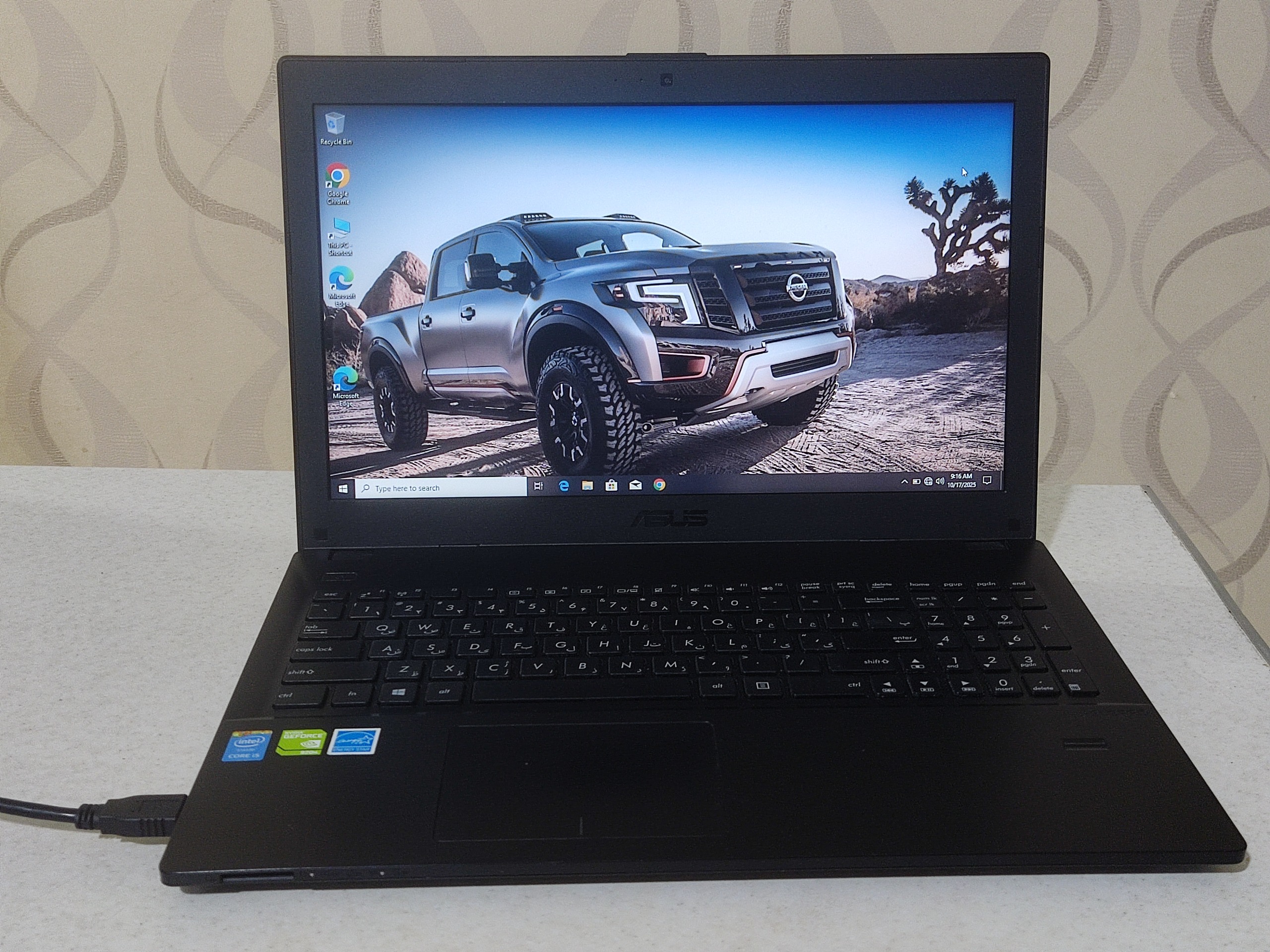 لپ تاپ در حد نو asus Proگرافیک 2 هارد SSD