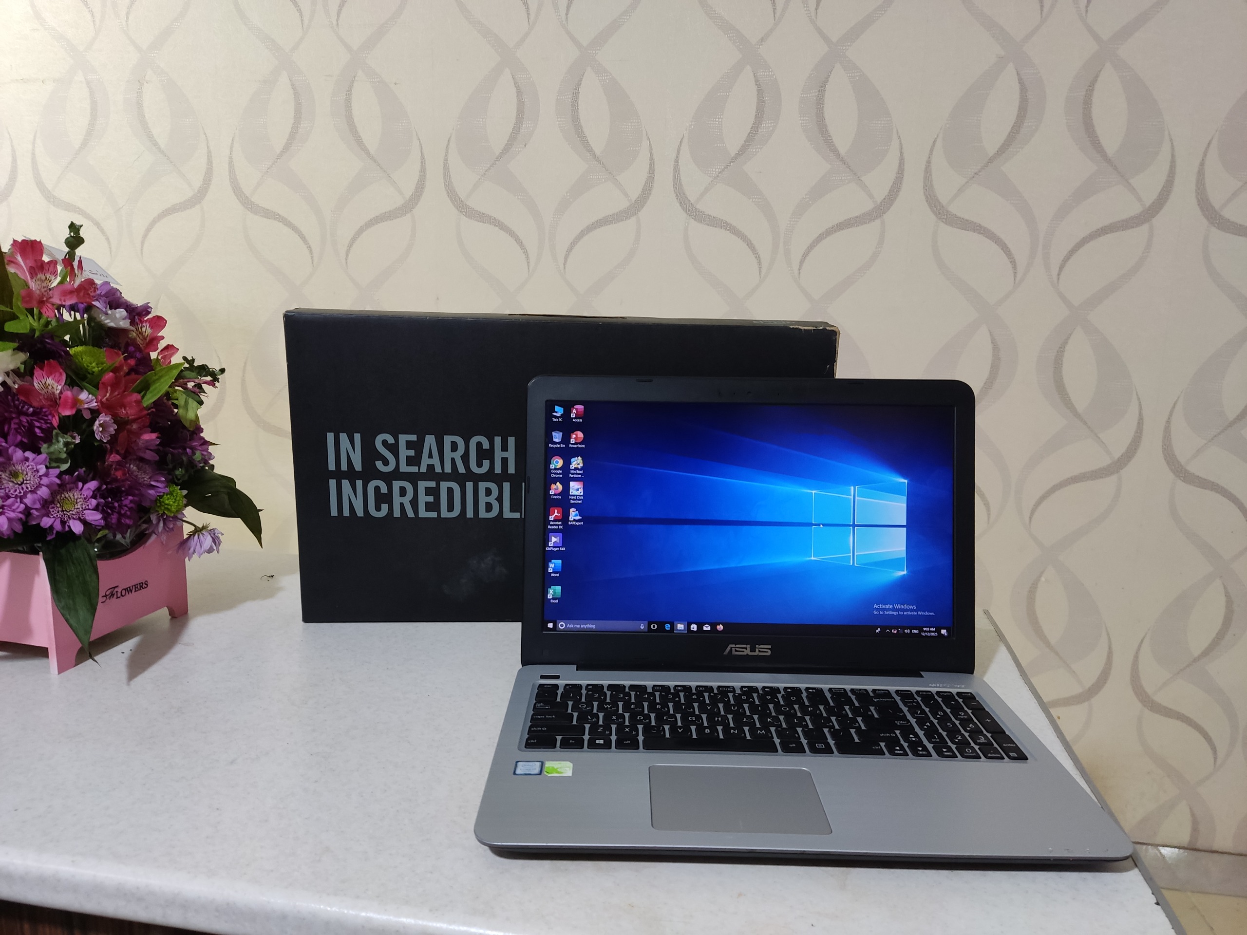 لپ تاپ ایسوس با هارد دو ترا و ssd128