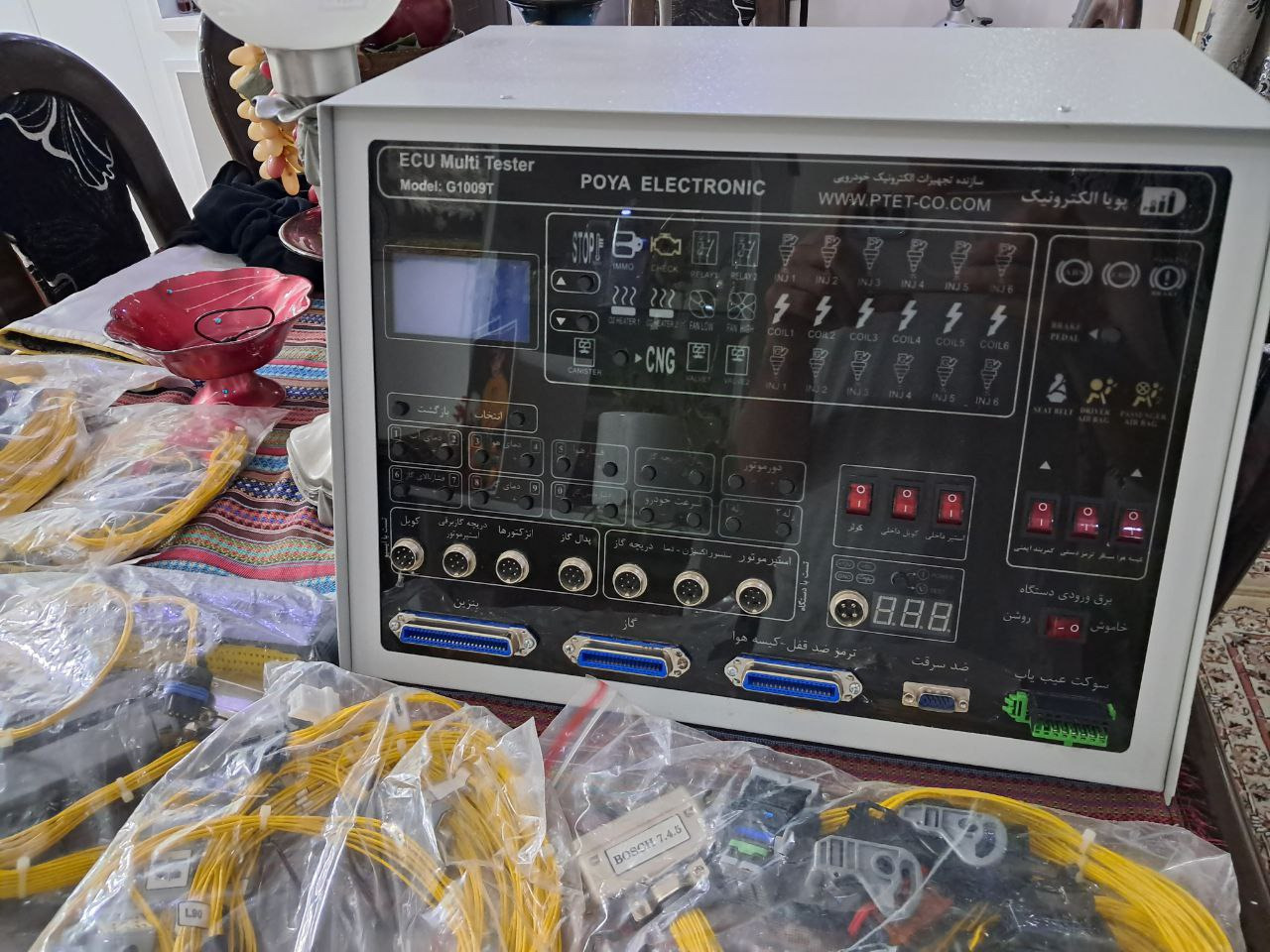 تستر ECU پویا الکترونیک ( به همراه کابل ها )
