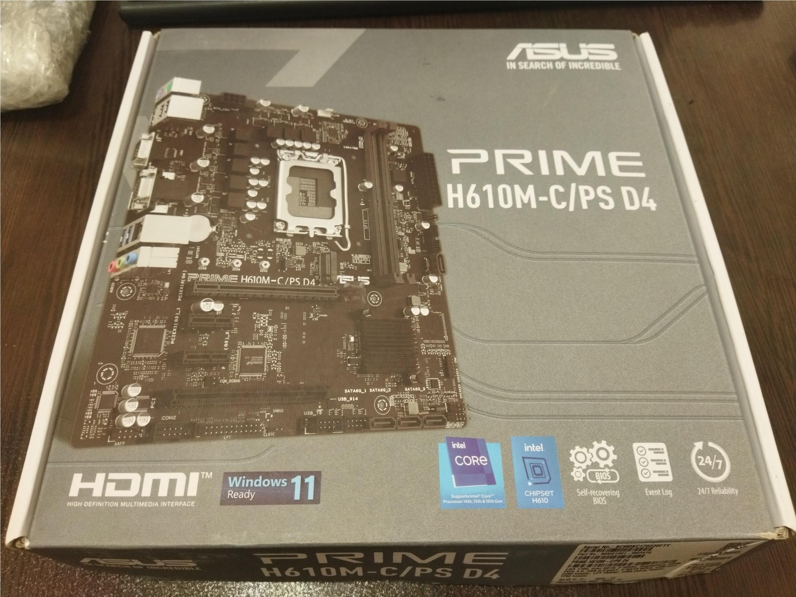مادربرد h610m-c ps
