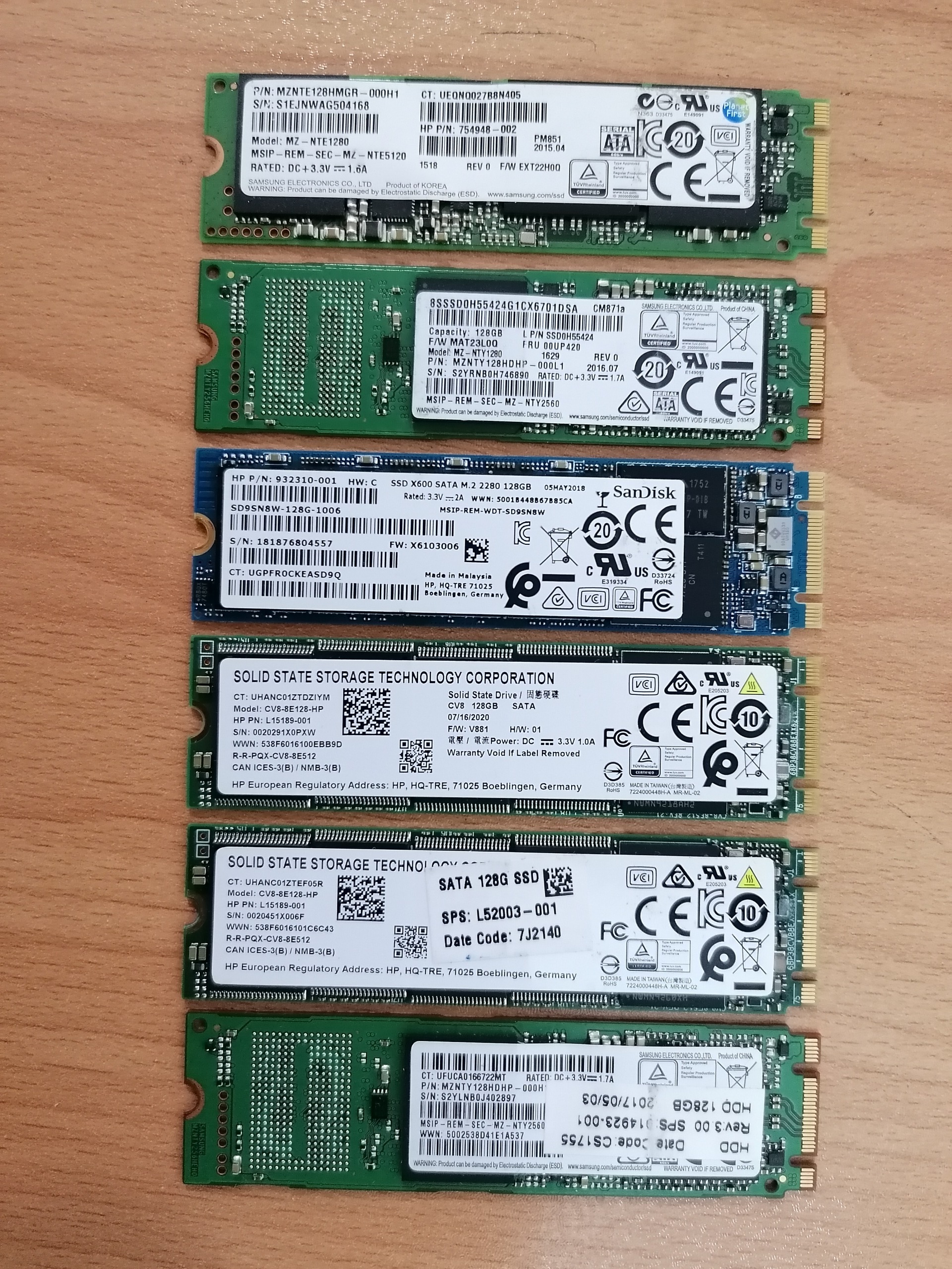 اس اس دی سامسونگ 128 گیگ  2280 SSD M2