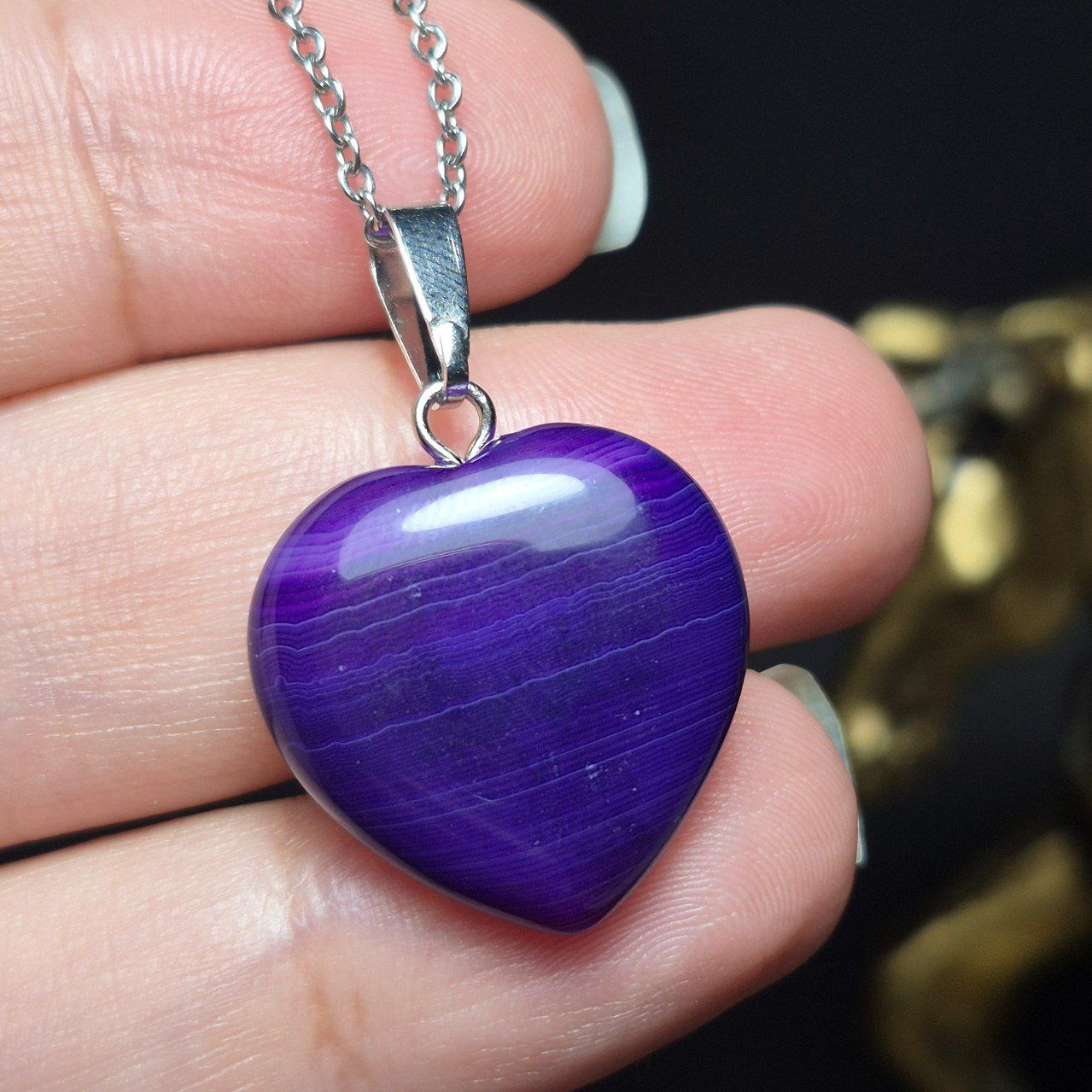 آویز گردنبند سنگ عقیق سلیمانی معدنی کد Z7141