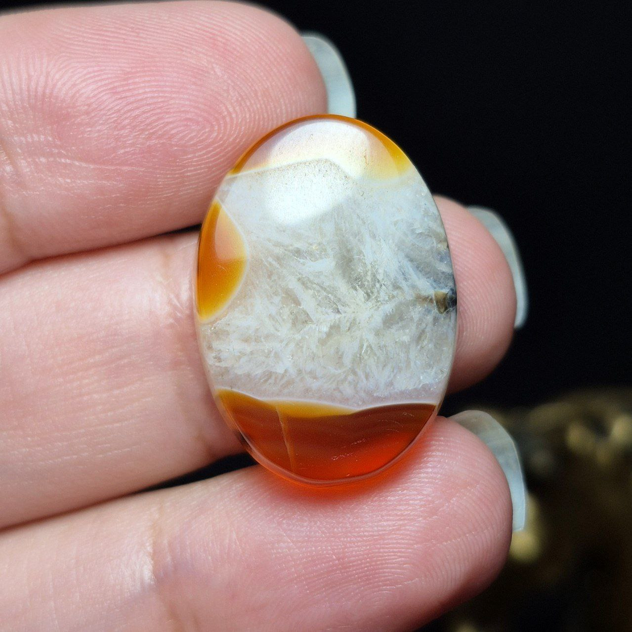 نگین سنگ عقیق معدنی کد k1183