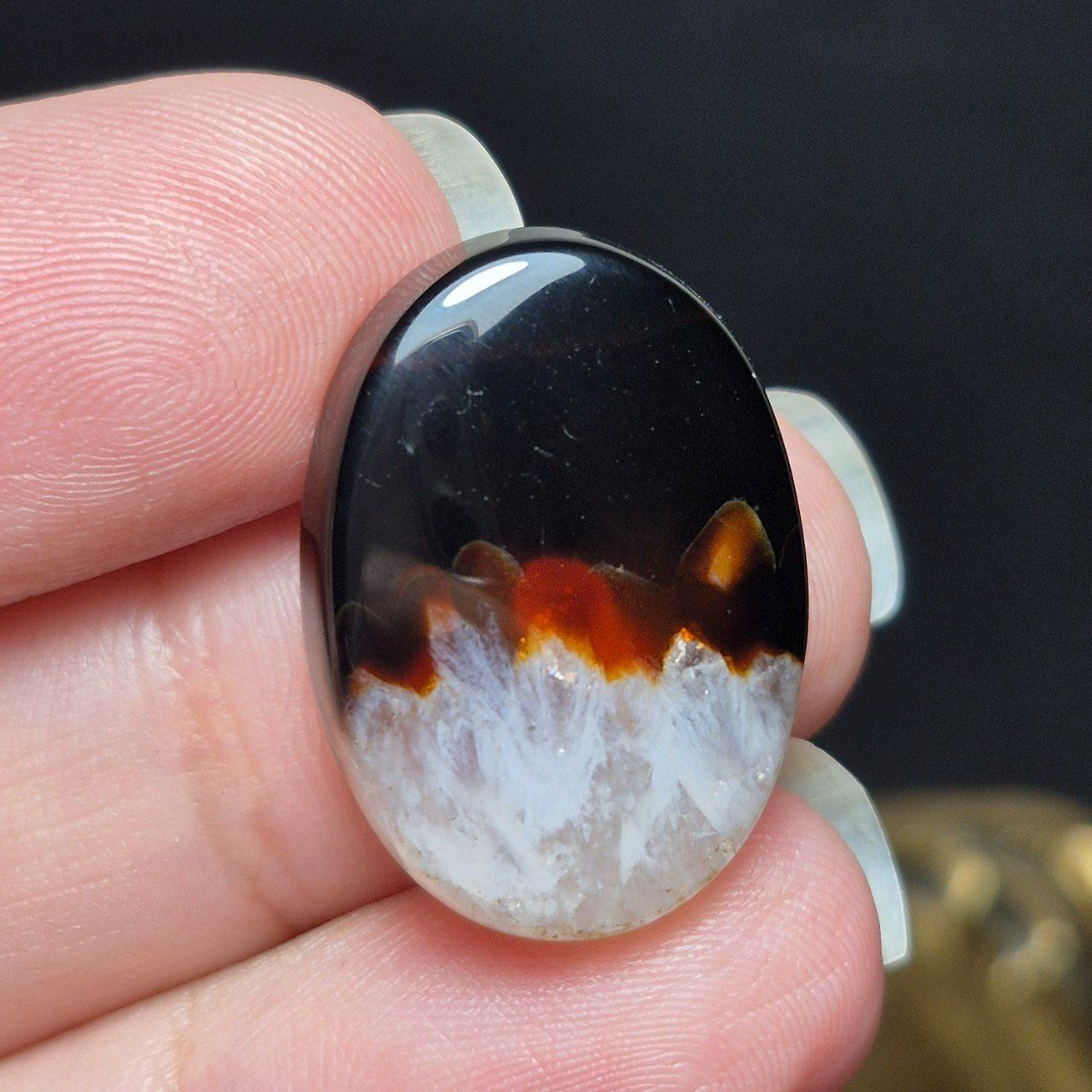 نگین سنگ عقیق خراسانی معدنی کد k1185