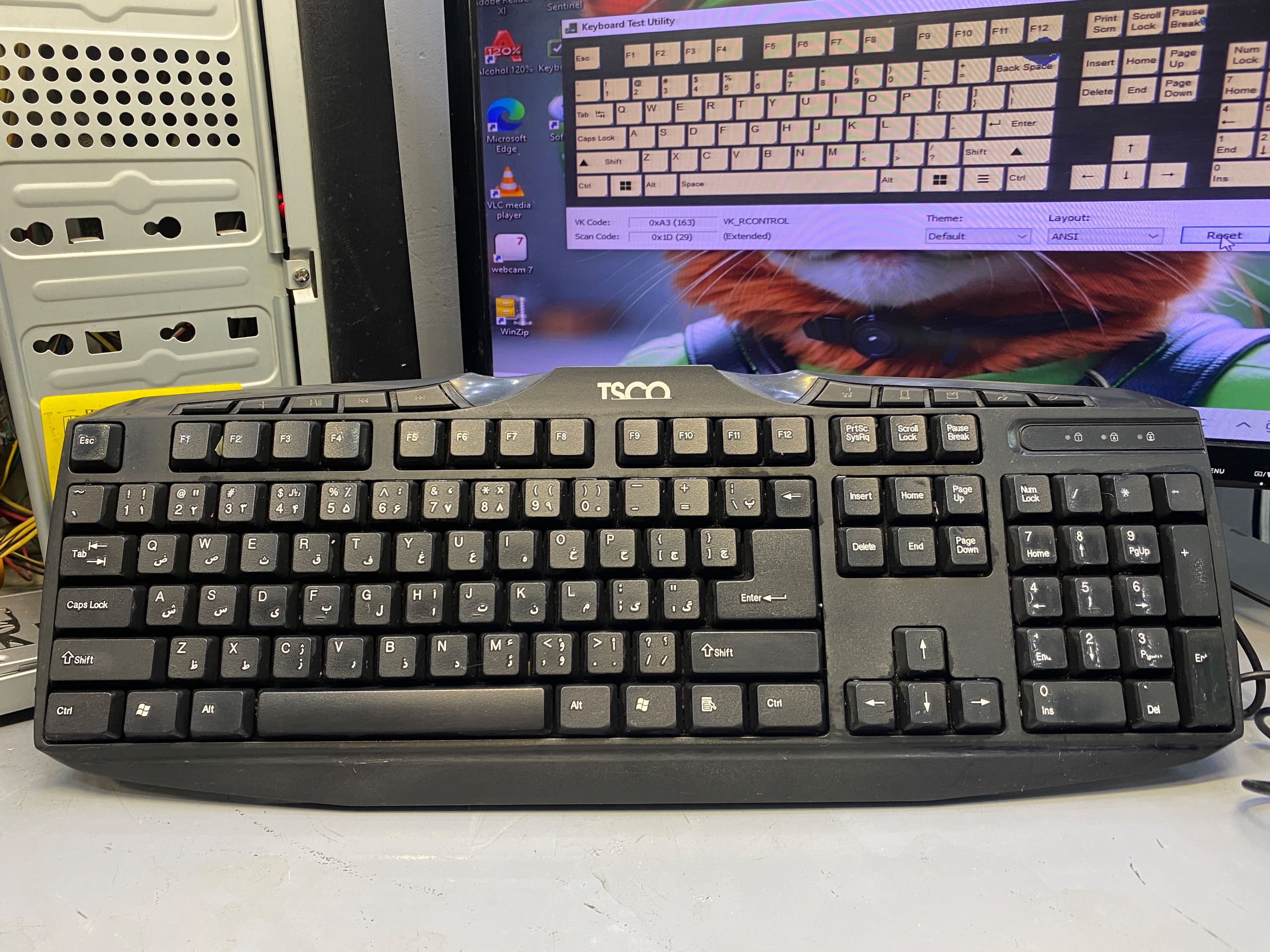 کیبورد usb /پک 10 عددی