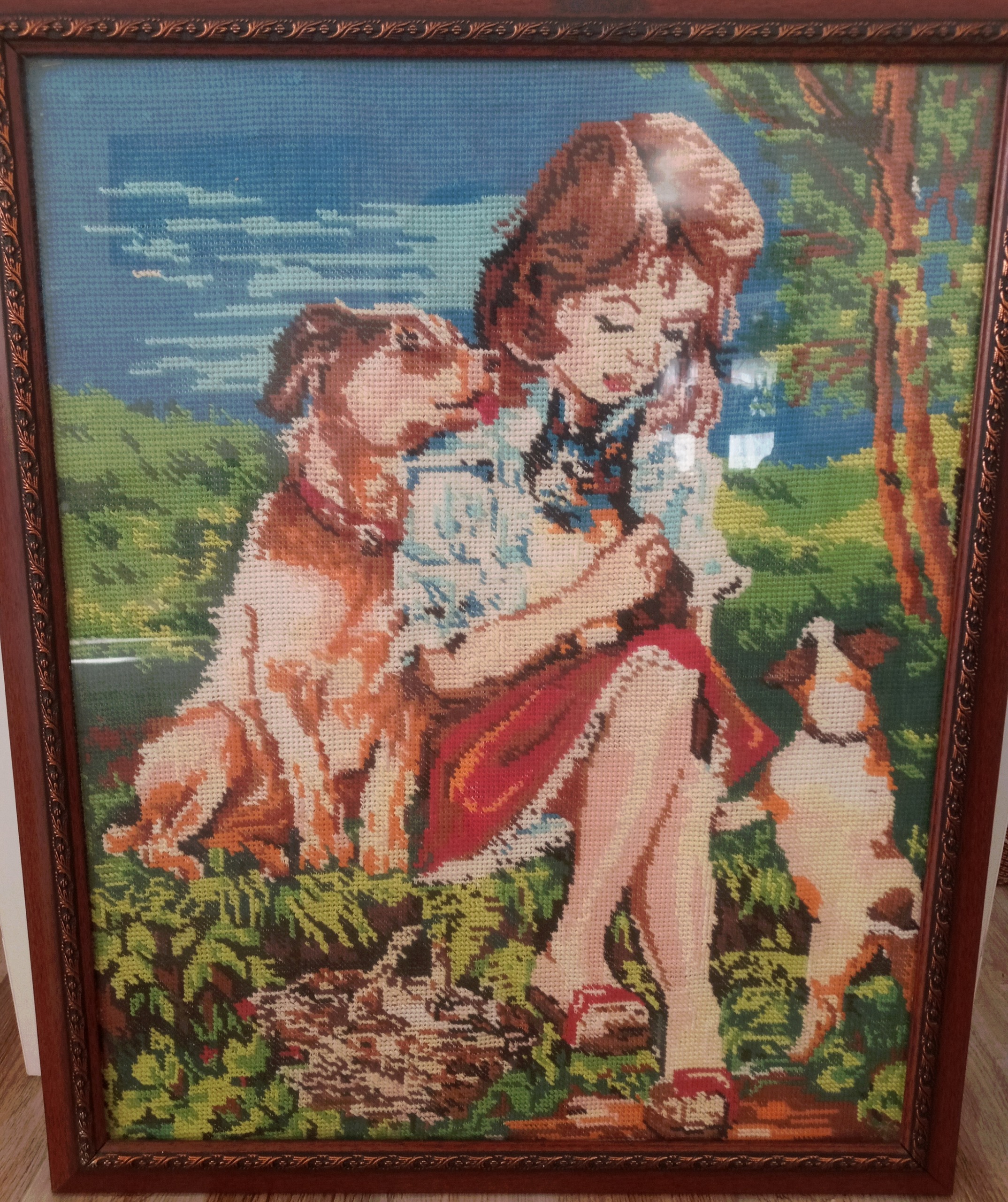 تابلو کوبلن دست دوز