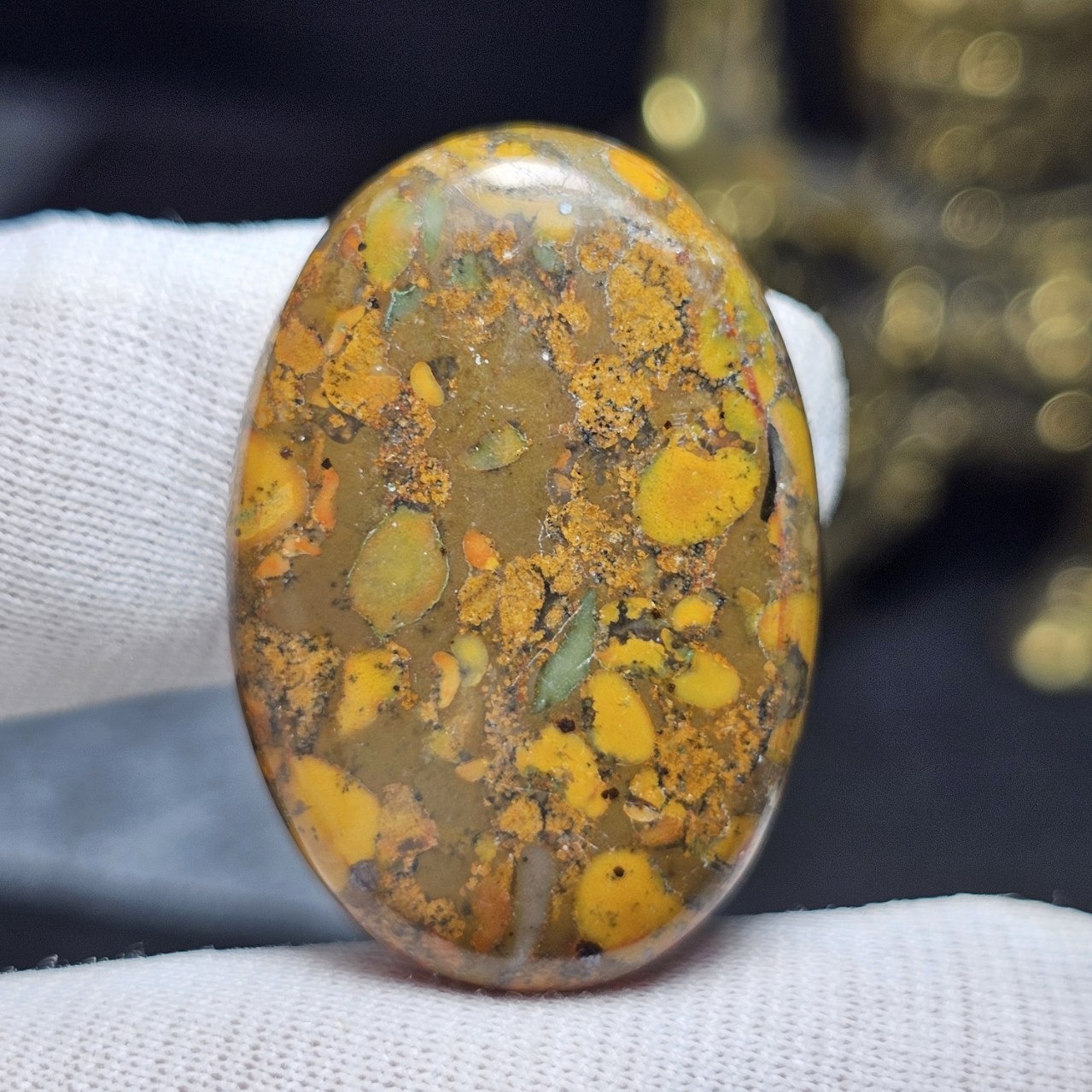 نگین سنگ طبیعی سنگ فروت جاسپر معدنی کد36032