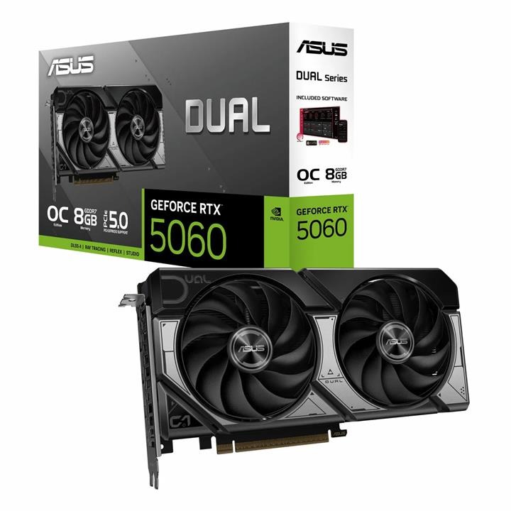کارت گرافیک RTX 5060 ASUS پلمپ با گارانتی 3 ساله