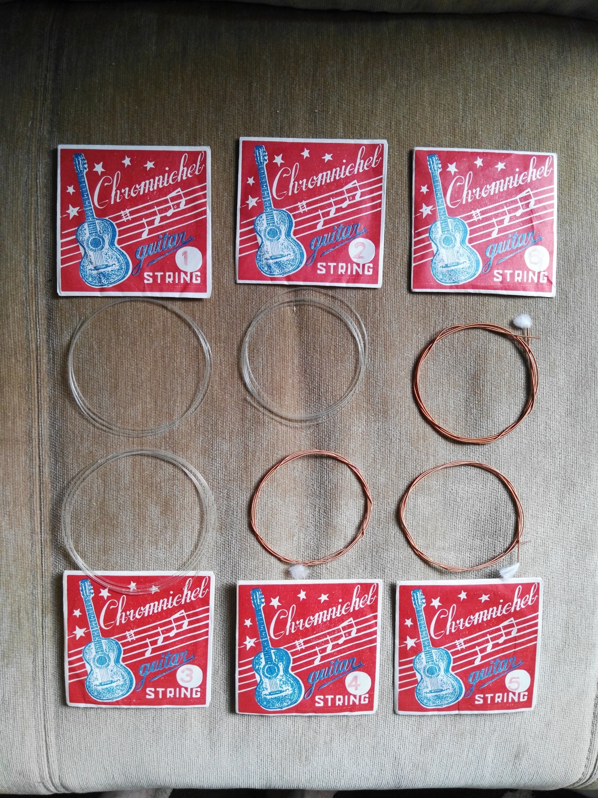 سیم گیتار  Chromnichel  پک 6 عددی