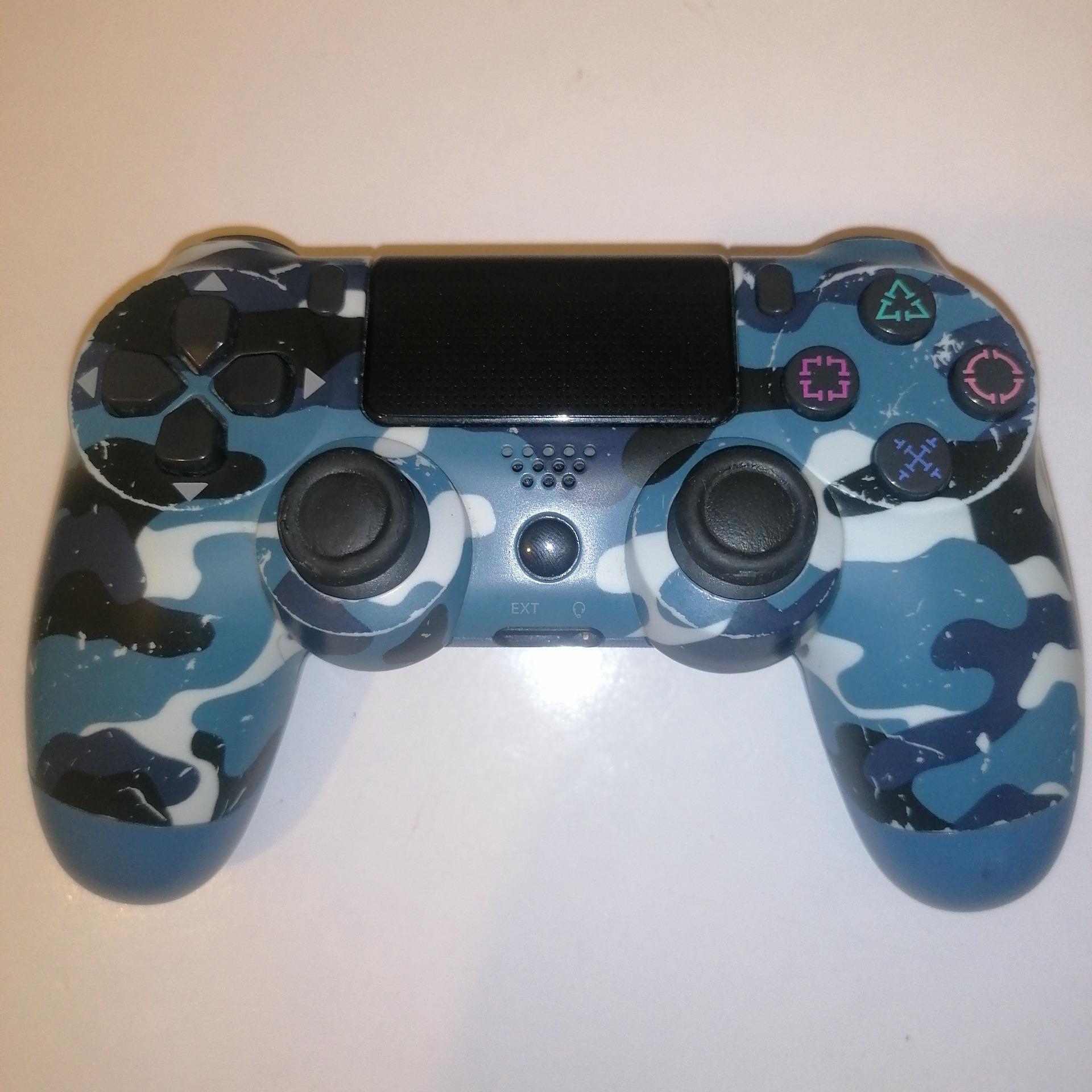 دسته های کپی ps4 رنگ چریکی آبی کد 27