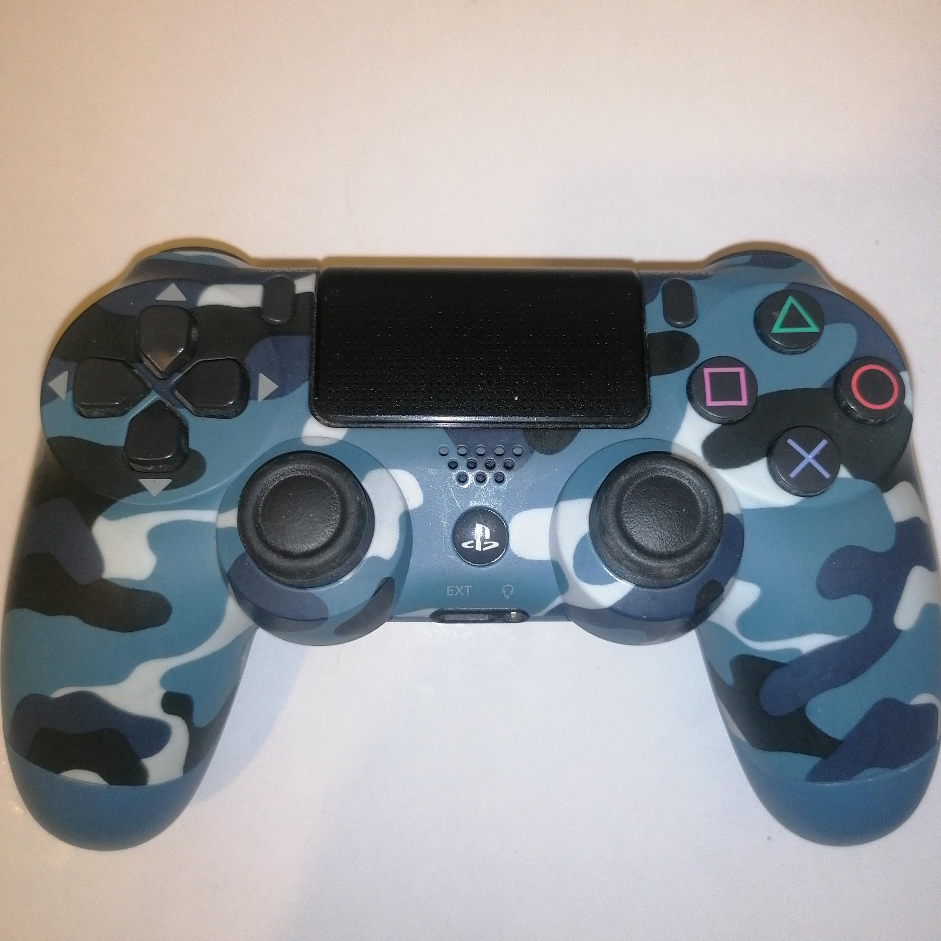 دسته های کپی ps4 رنگ چریکی آبی کد 30