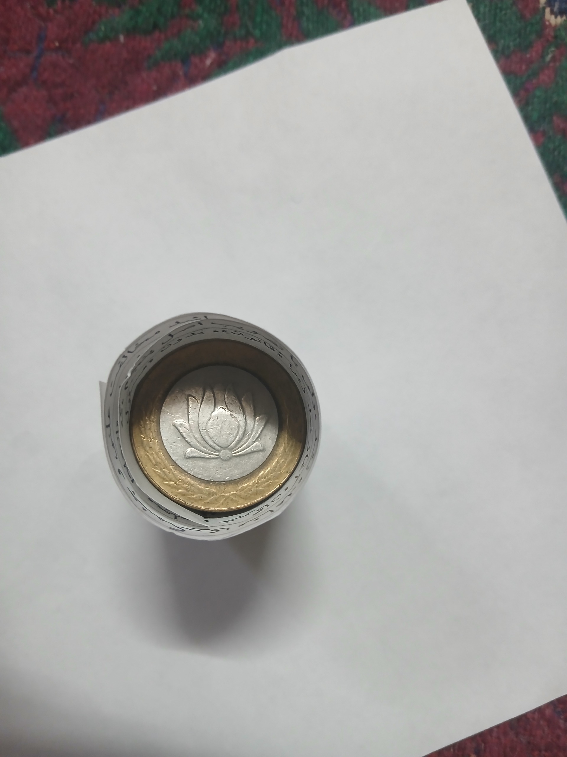 رول سکه 10 عددی 25 تومانی دو رنگ
