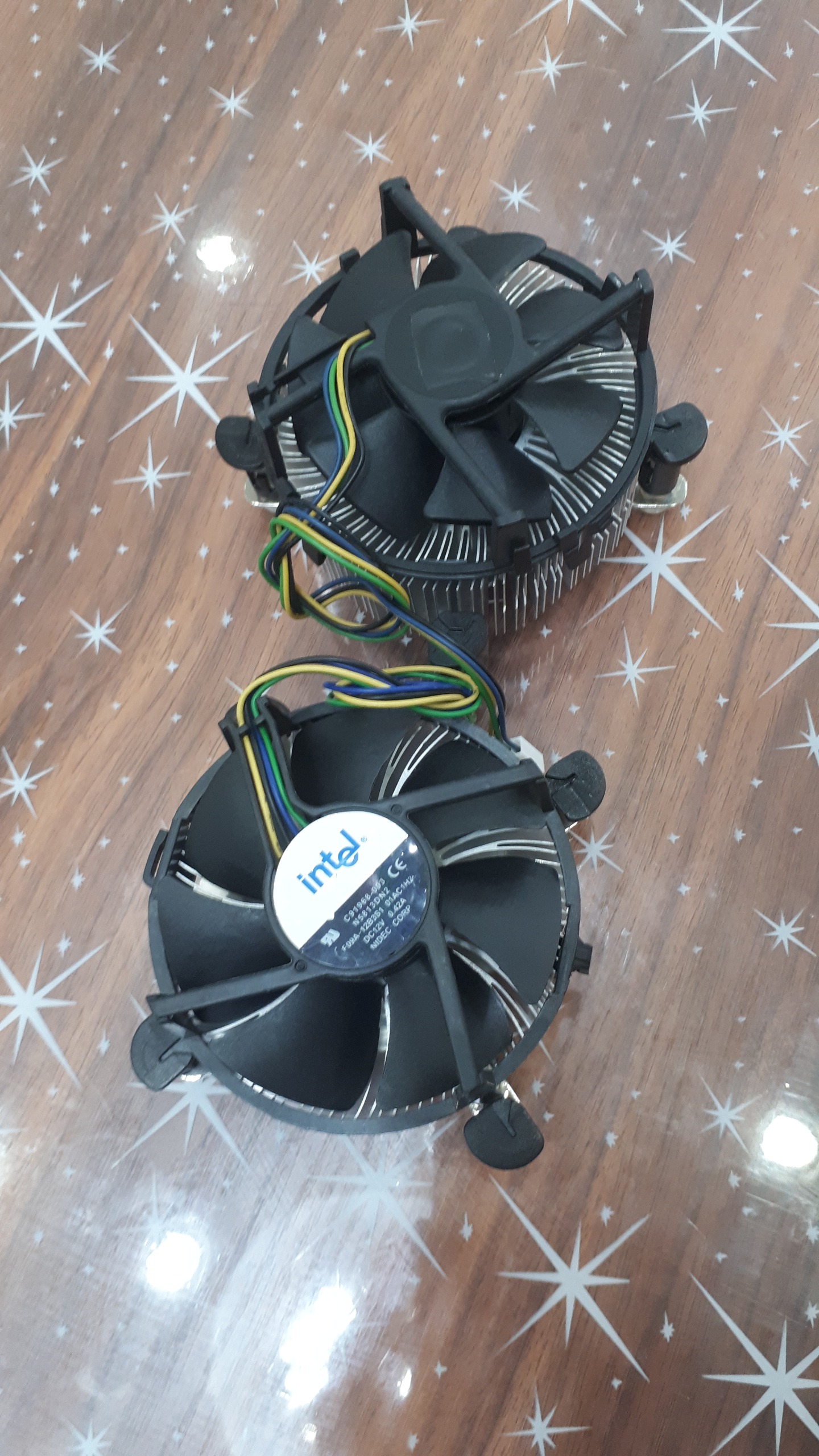 دو عدد فن CPU سوکت 775
