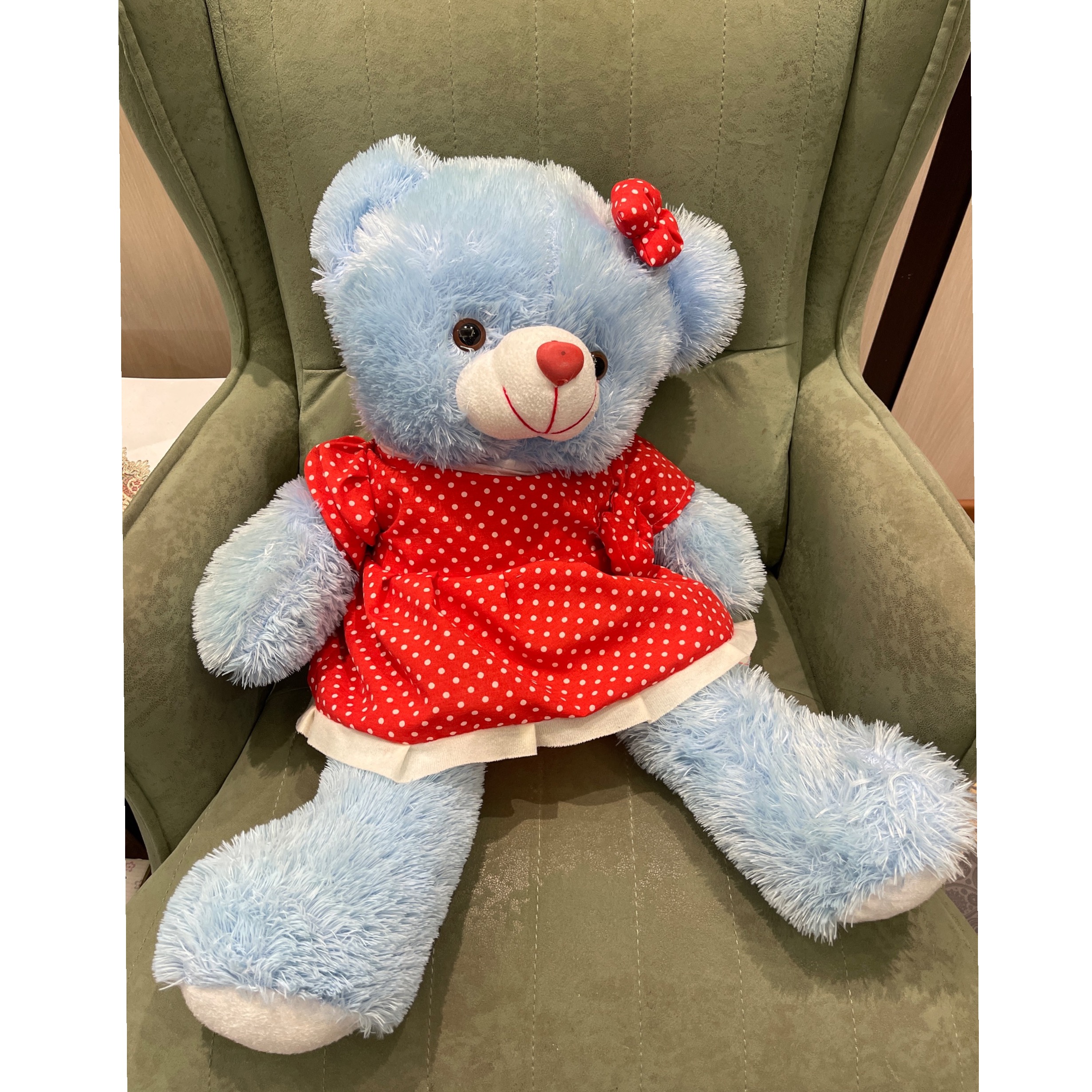 عروسک خرس آبی