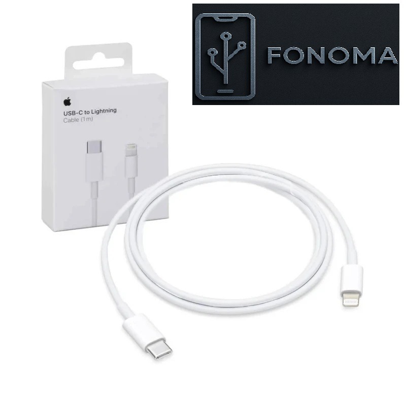 کابل شارژ آیفون اورجینال  (Type-C به Lightning)