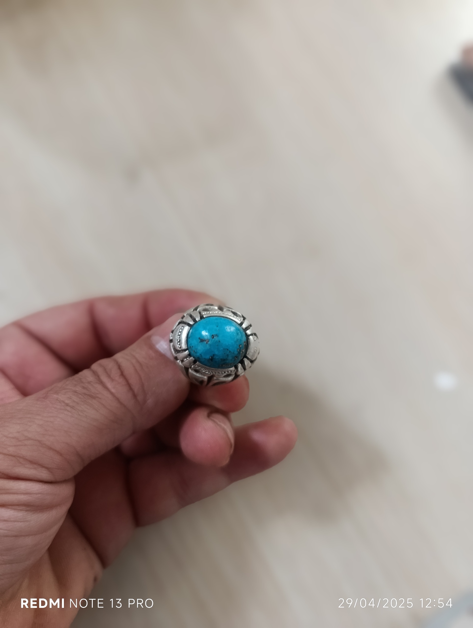 انگشتر نقره فیروزه
