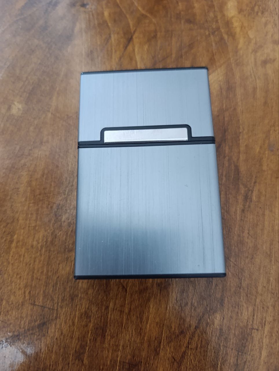 جا سیگاری پاکتی نقره ای