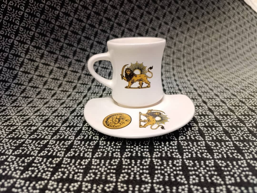 ست چایی خوری شیرخوشید قدیمی