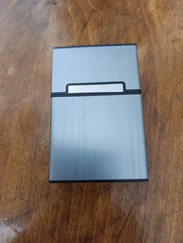 جا سیگاری پاکتی نقره ای