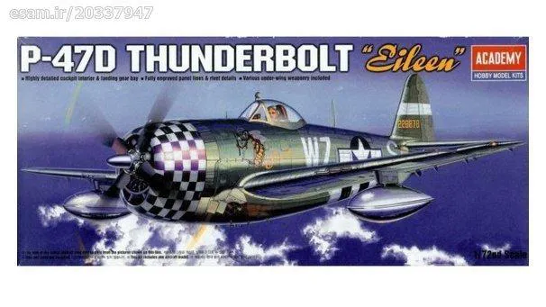 ماکت هواپیما P-47D Thunderbolt Eileen مقیاس 1/72