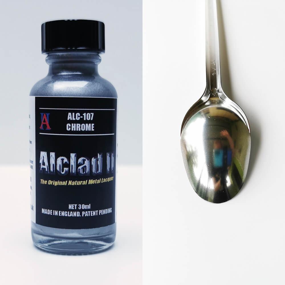 رنگ لیکور فلزی کروم ALCLADII