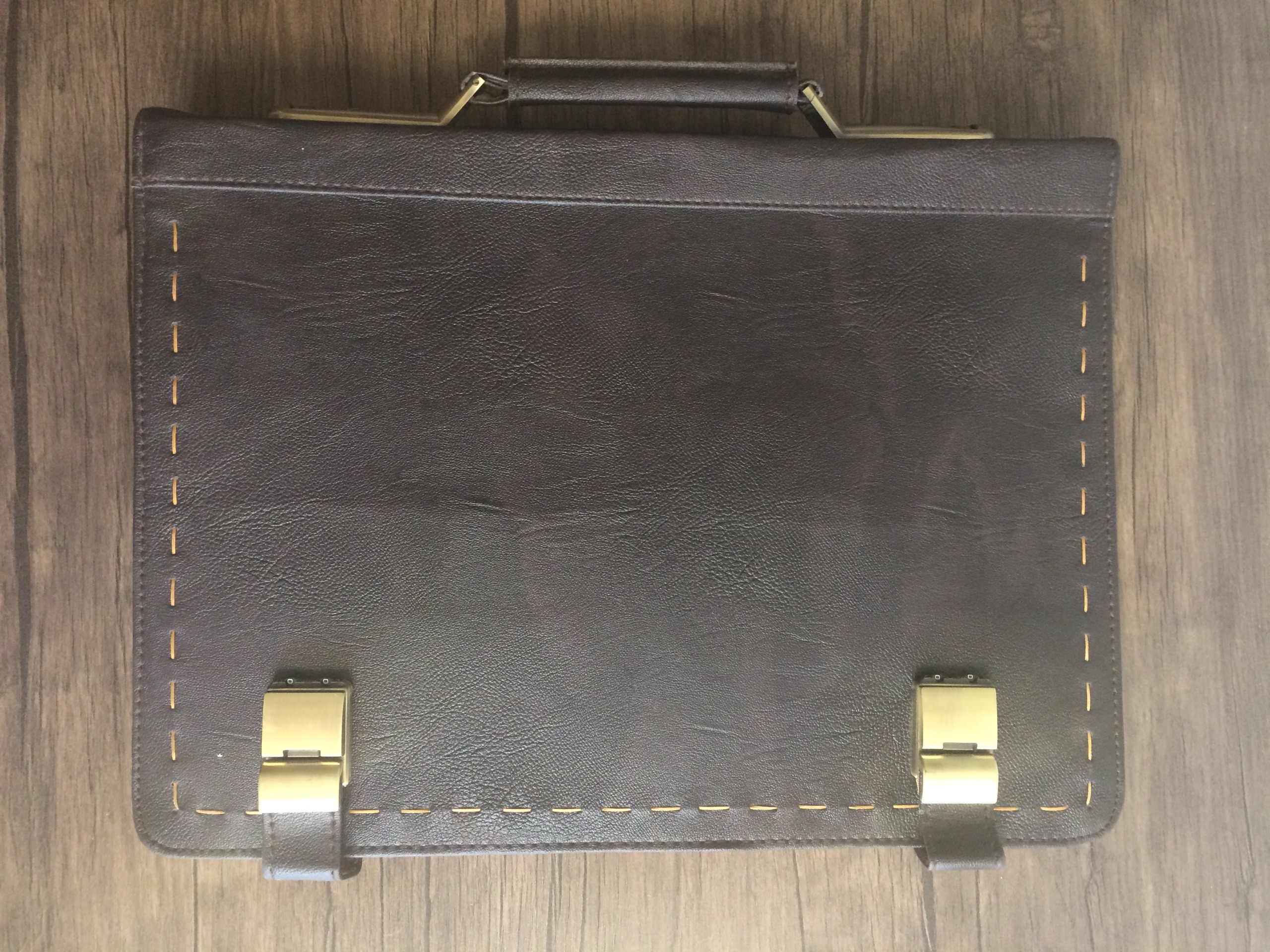 کیف اداری چرم مصنوعی قهوه ای