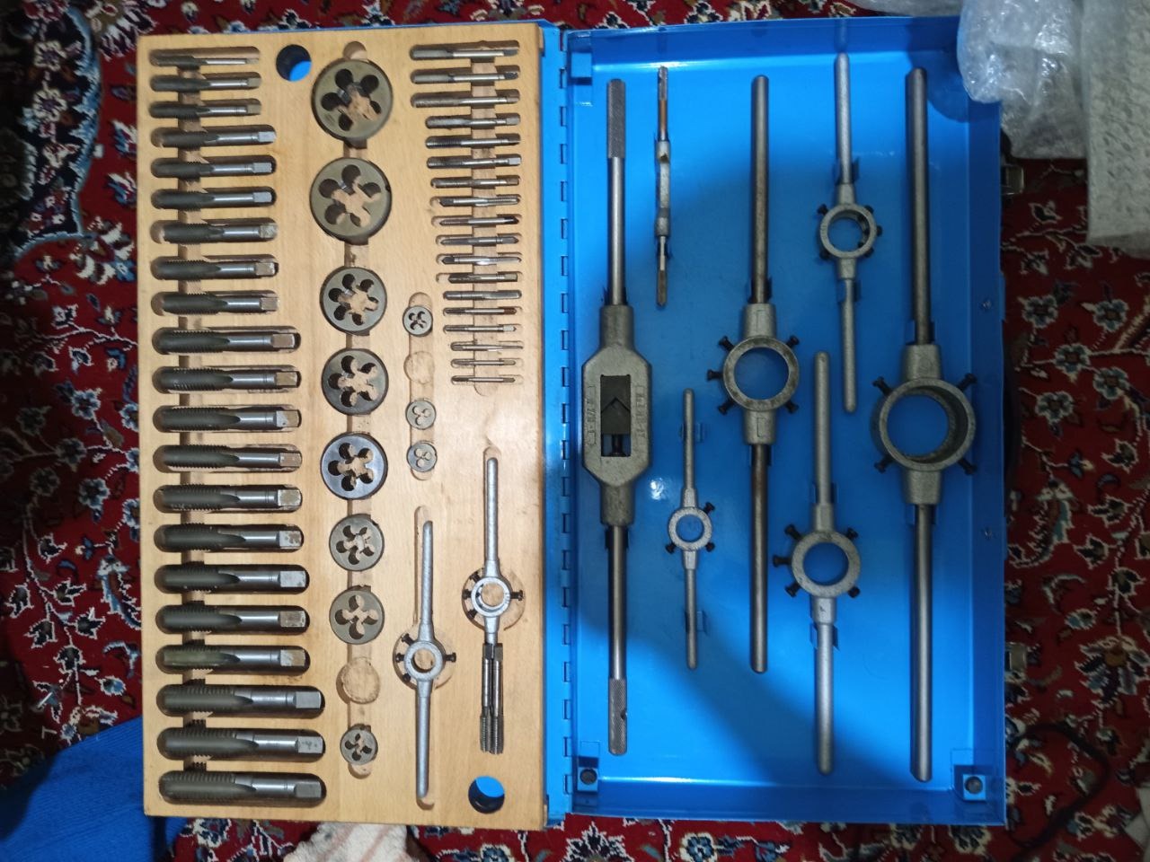 جعبه حدیده و قلاویز ولکل آلمان سری M3-M24mm