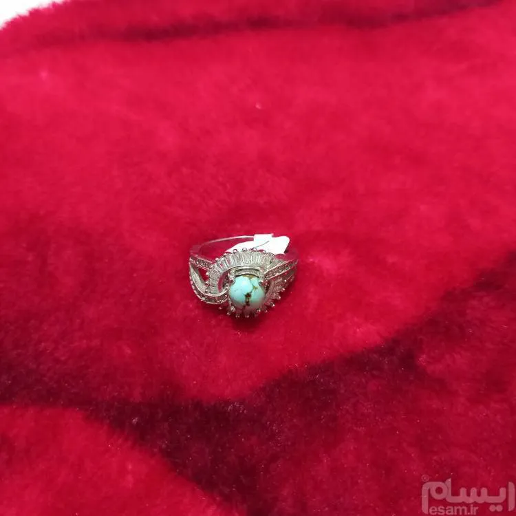 انگشتر نقره با فیروزه اصل
