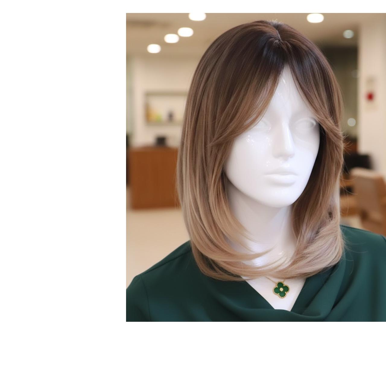 کلاهگیس وارداتی طبیعی