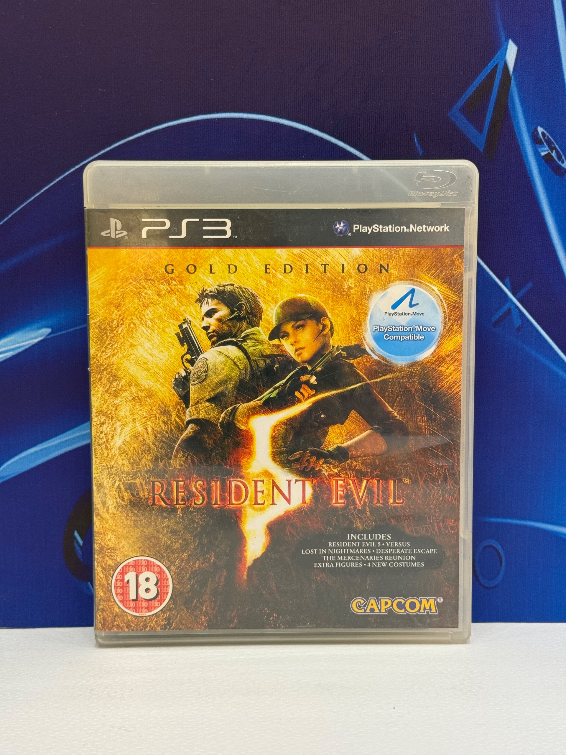 Resident evil 5 gold edition ps3 در حد آک