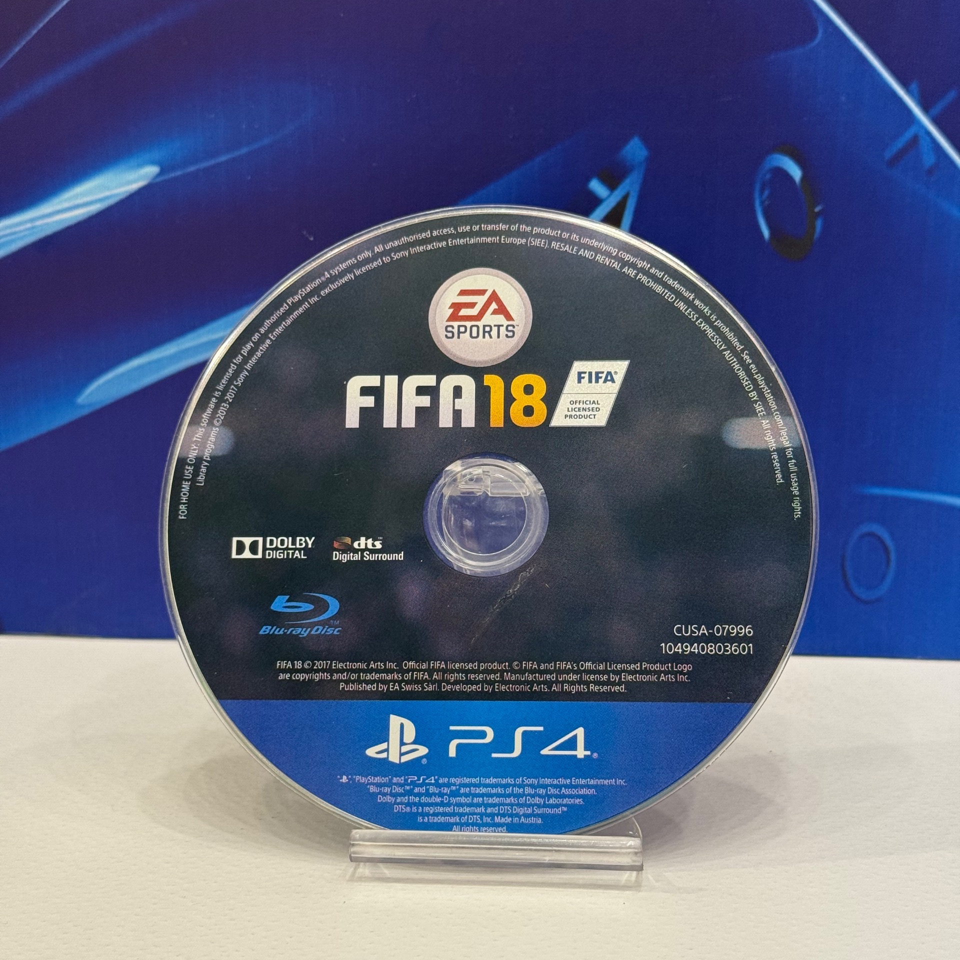 Fifa 18 ps4 فقط دیسک
