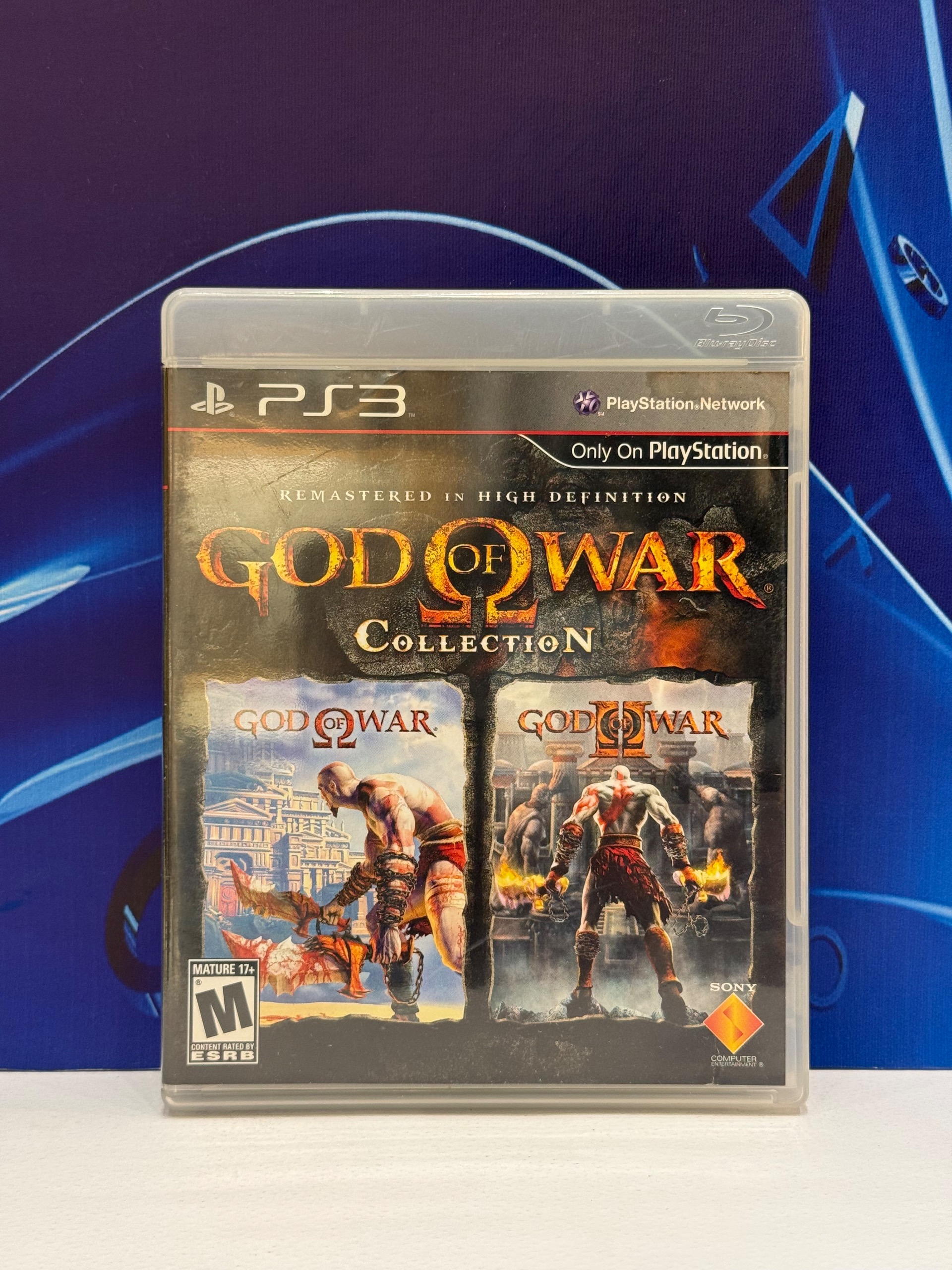 God of war collection ps3 ریجن آمریکا در حد آک