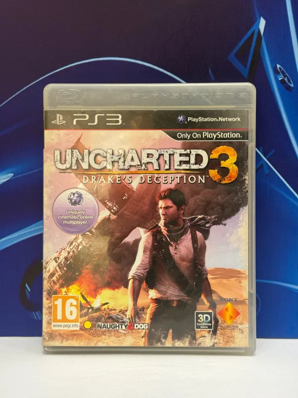 Uncharted 3 ps3 در حد آک