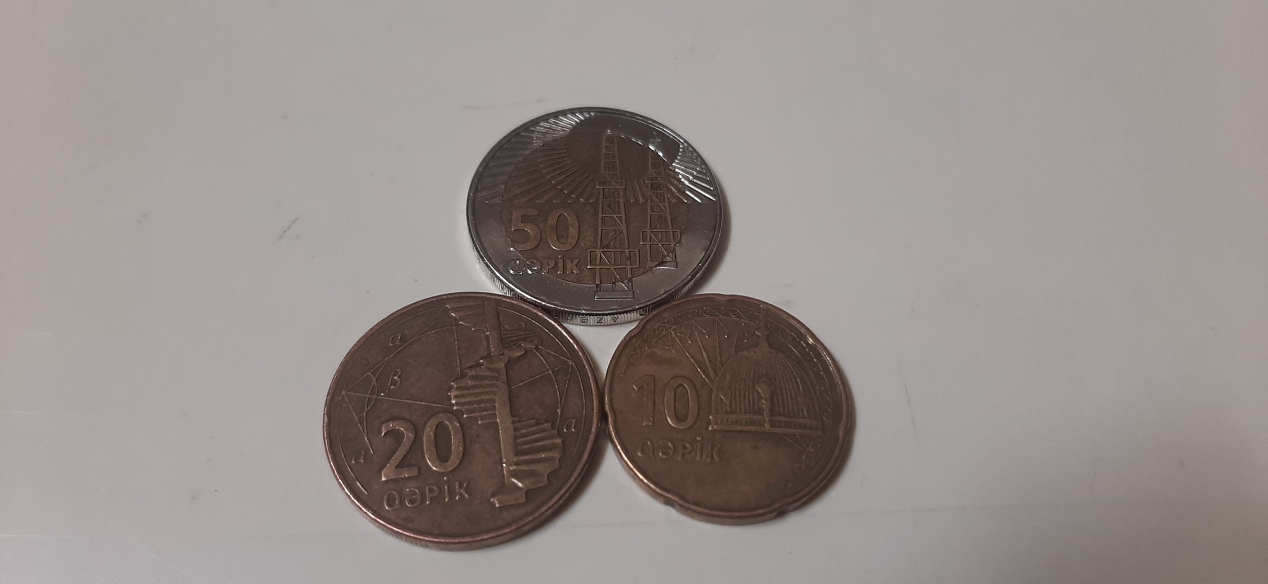 سکه 10 20 50 گپی آذربایجان