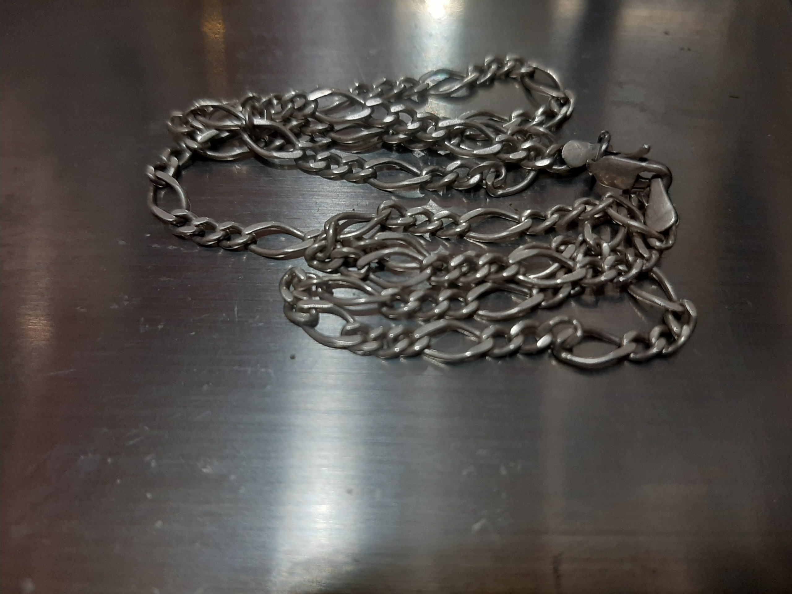 گردنبند فیگارو نقره 925