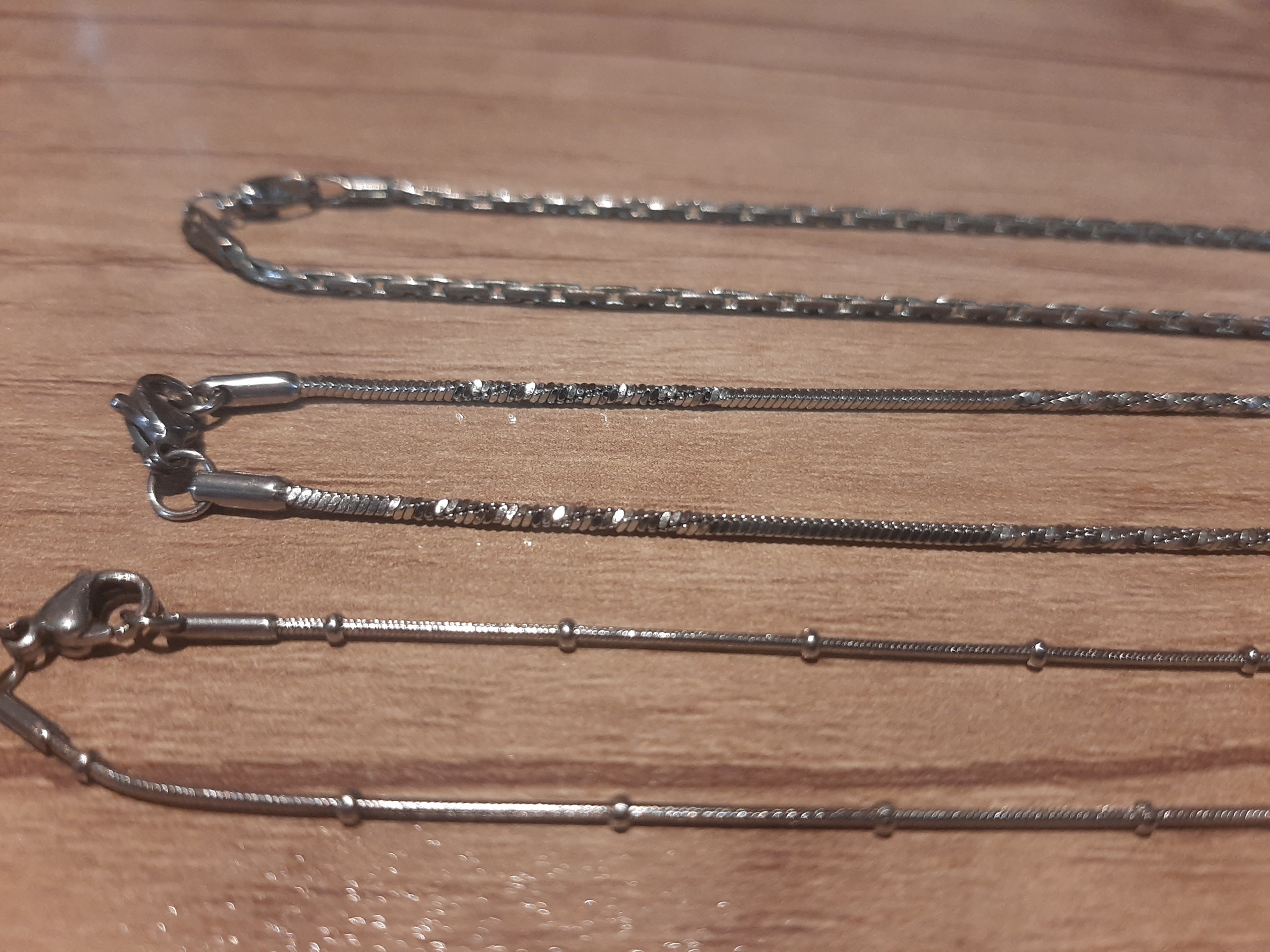 گردن آویز استیل 3 رشته